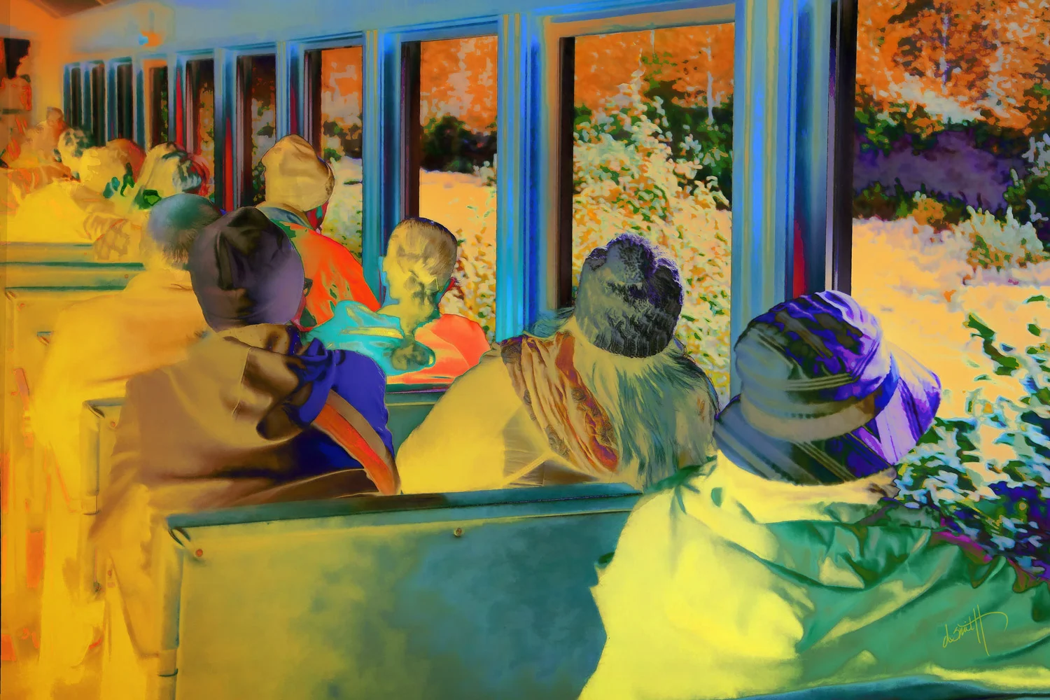 WATCHING THE WORLD GO BY