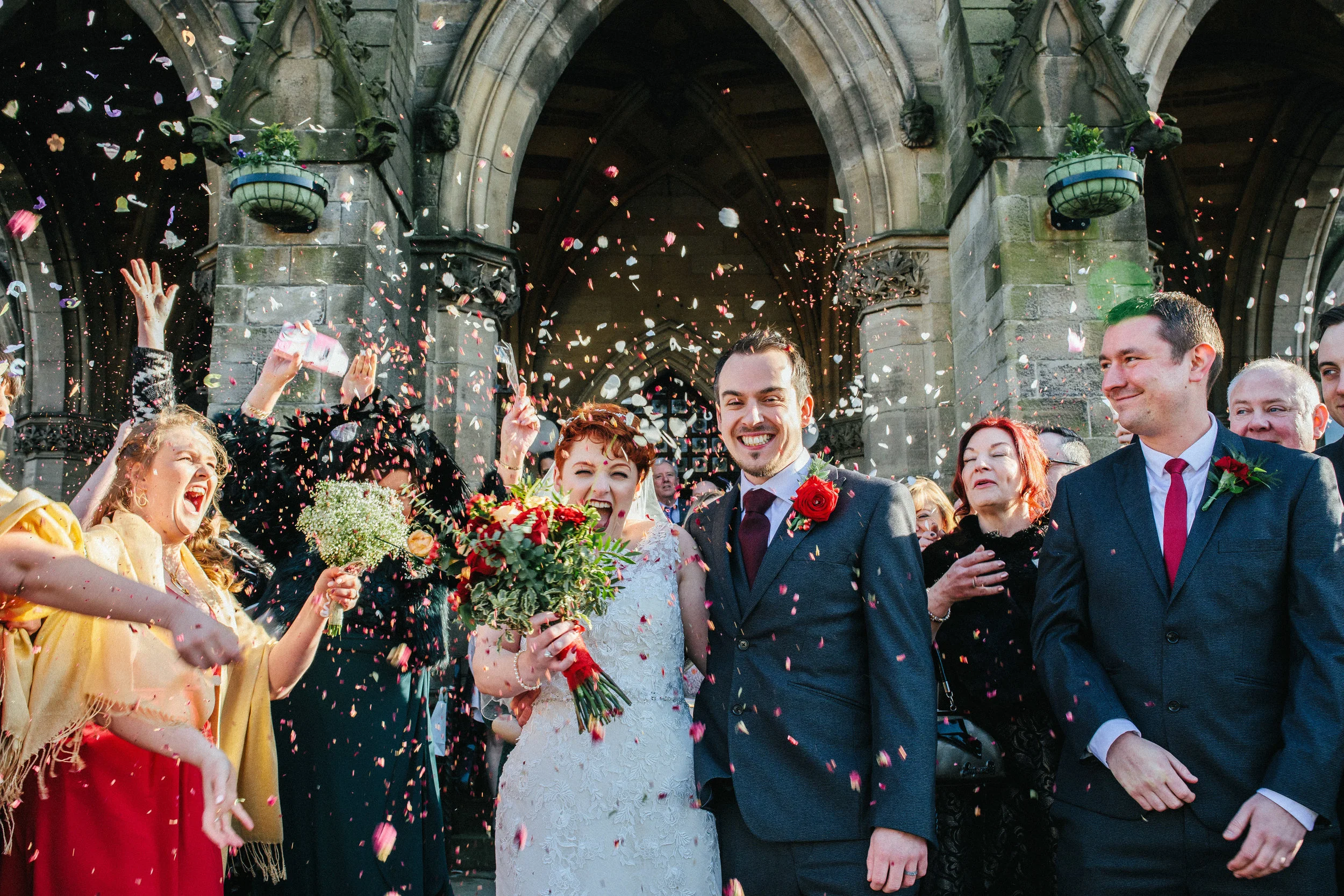 Siobhan and Joe's wonderland wedding at Rochdale Town Hall