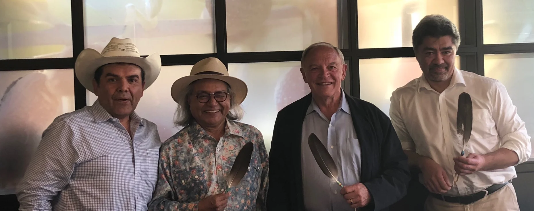 From Left to Right: Michael LeBourdais, Manny Jules, Terry Anderson, Te Maire Tau