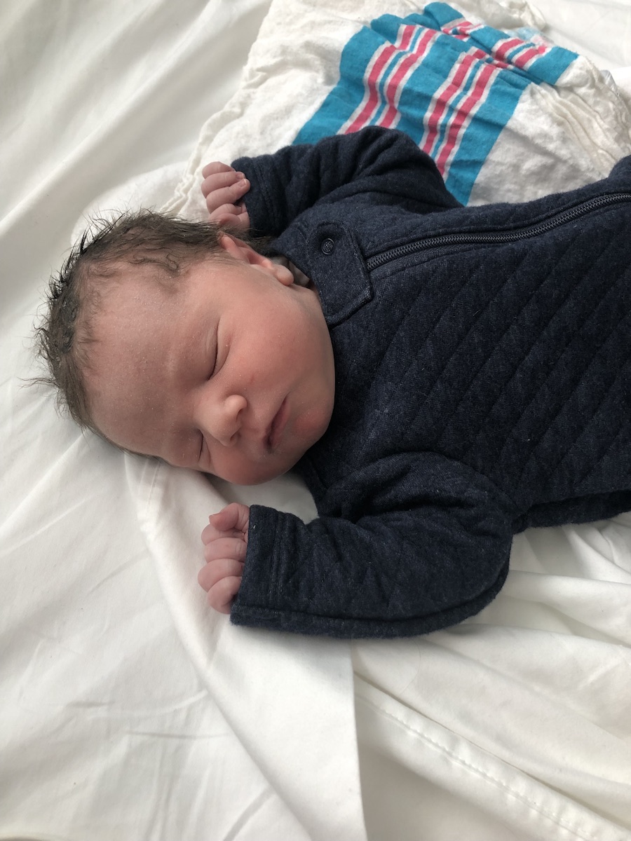 One of three Hygge babies born in three days in January.
