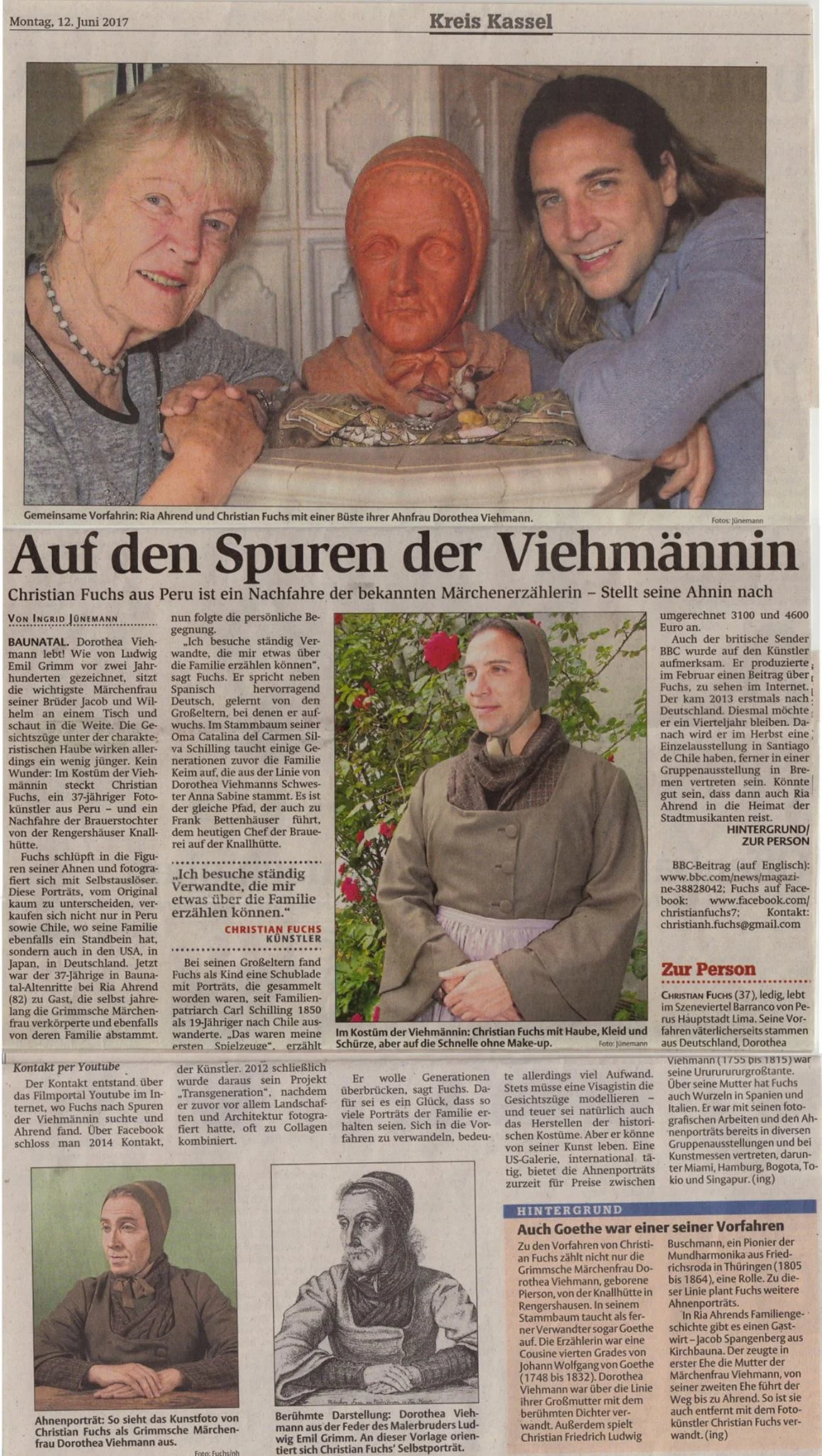 Nota en Diario Aleman HNA