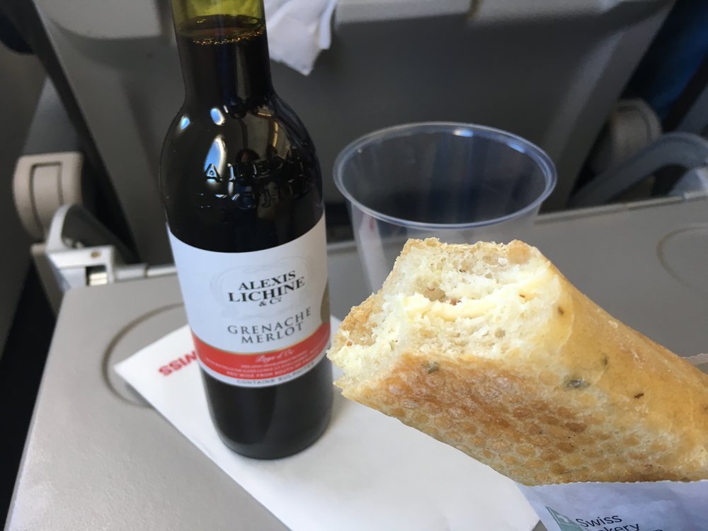 Plane food on the way to Barcelona