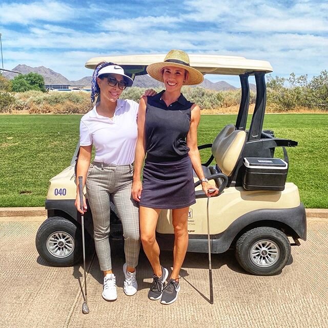 This friendship is a hole in 1! ⛳️👯&zwj;♀️
&bull;
&bull;
&bull;
#golf #friends #friendship #friend #friendshipgoals #golflife #golfcourse #golfstagram #golfcart #athlete #golffashion #fashion #fashionstyle #fashionista #wastemanagementopen #phoenix 