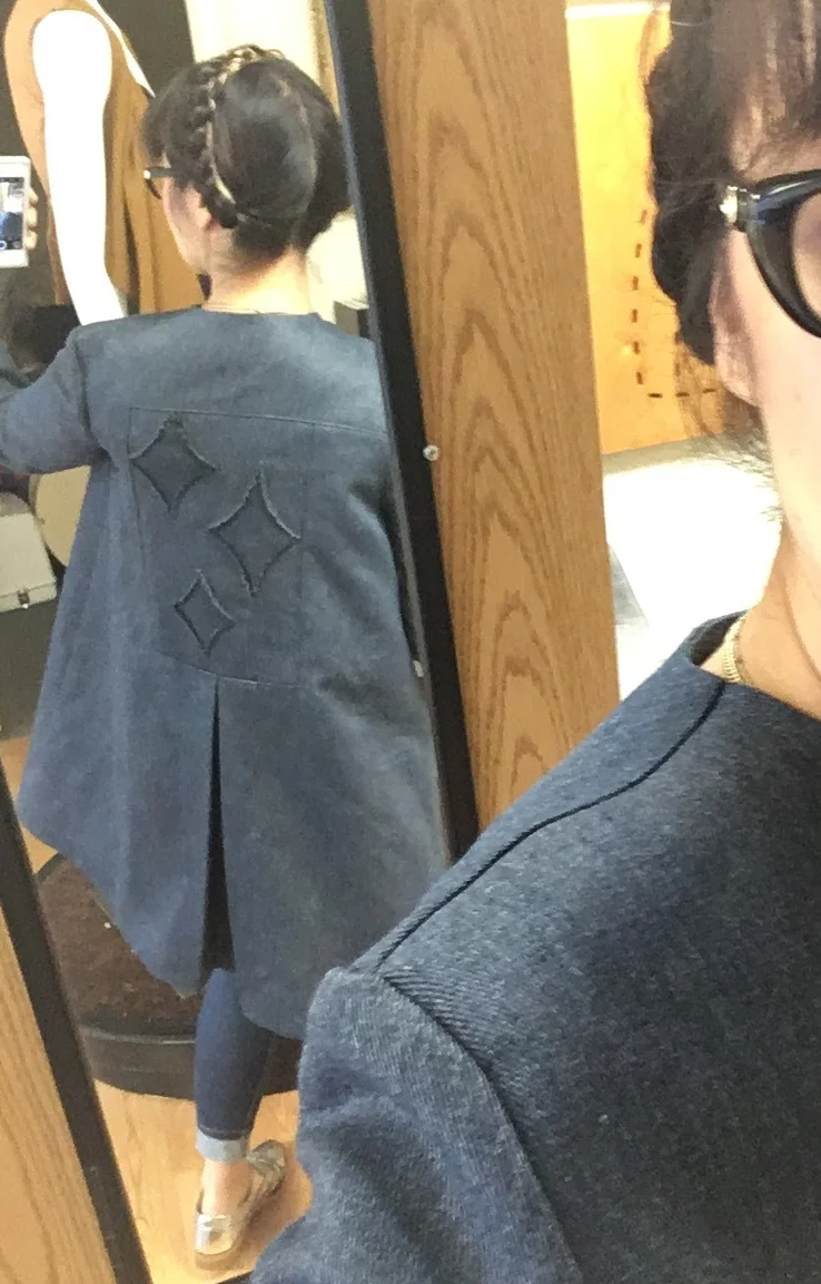 Diamond-Star Swing Coat