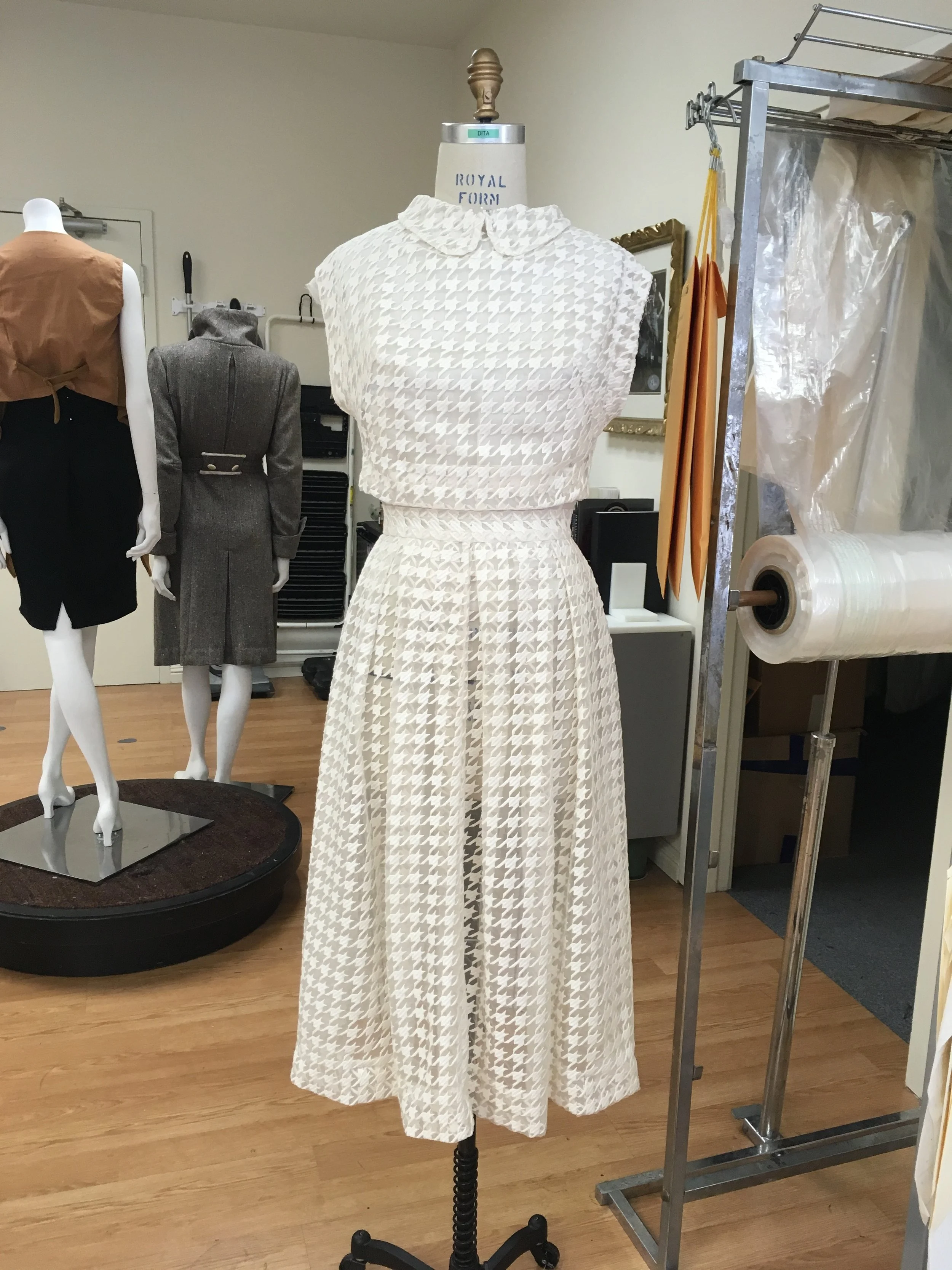 Sheer Houndstooth 2-Piece 