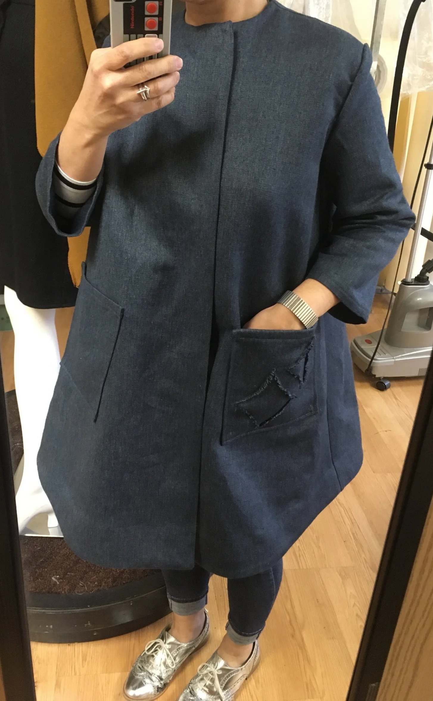 Diamond-Star Swing Coat