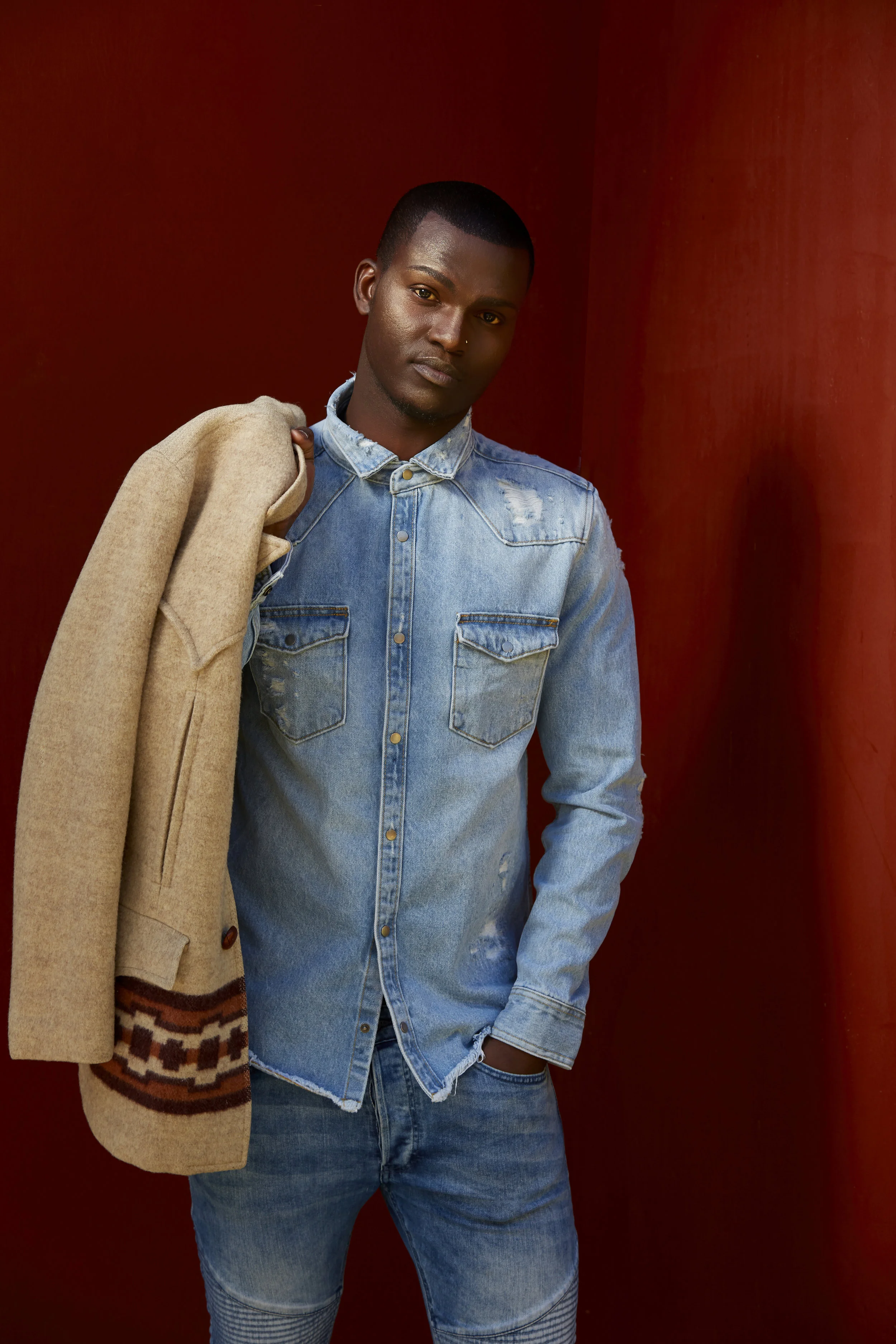 Photographer: Erich Valo Hair and Makeup Artist: Rebecca Butz Model: Issa Hakizimana