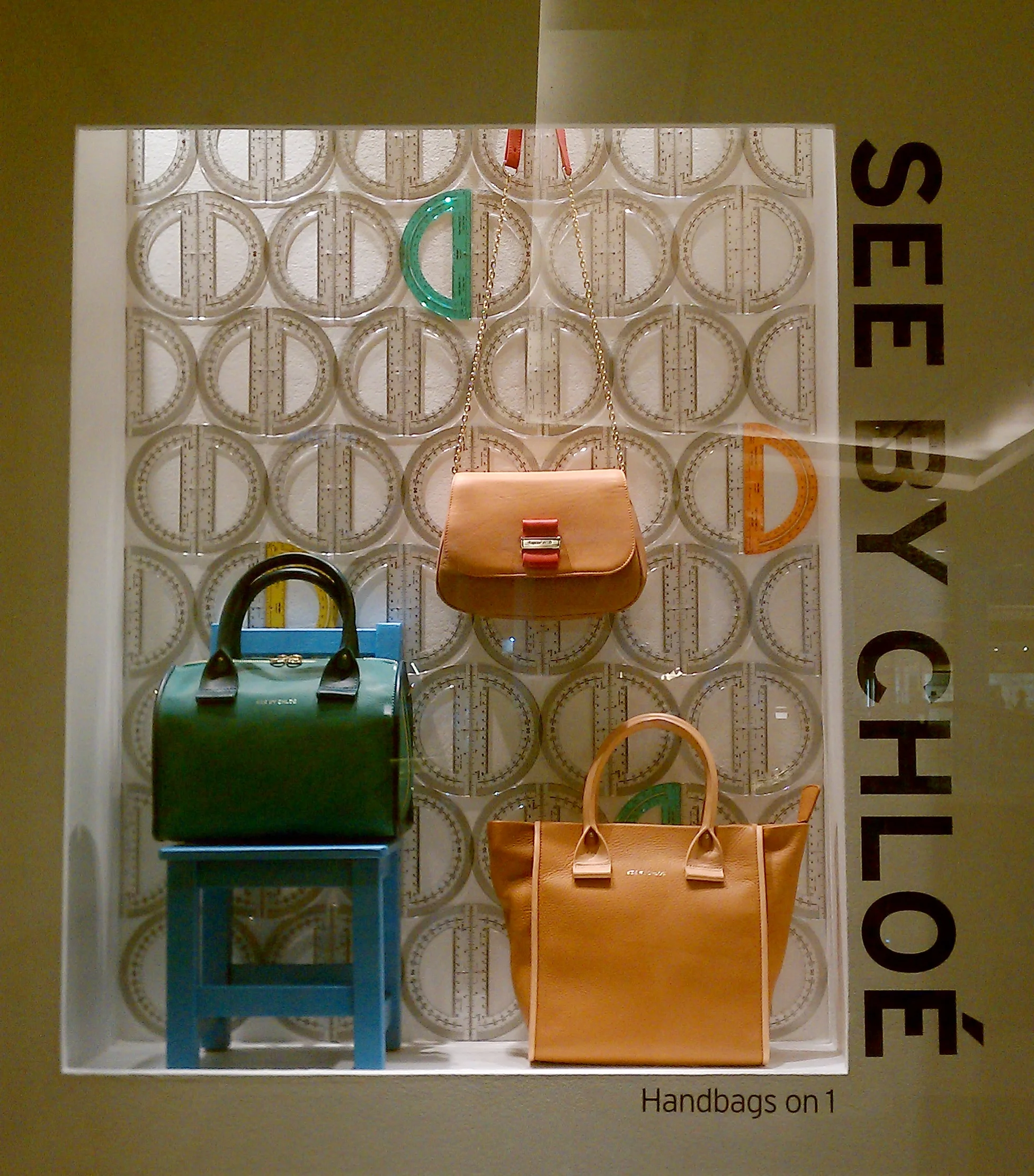 Vitrine See by Chloe Nordstrom San Francisco Centre, store 427 Collaboration with Kenneth Blankenstein