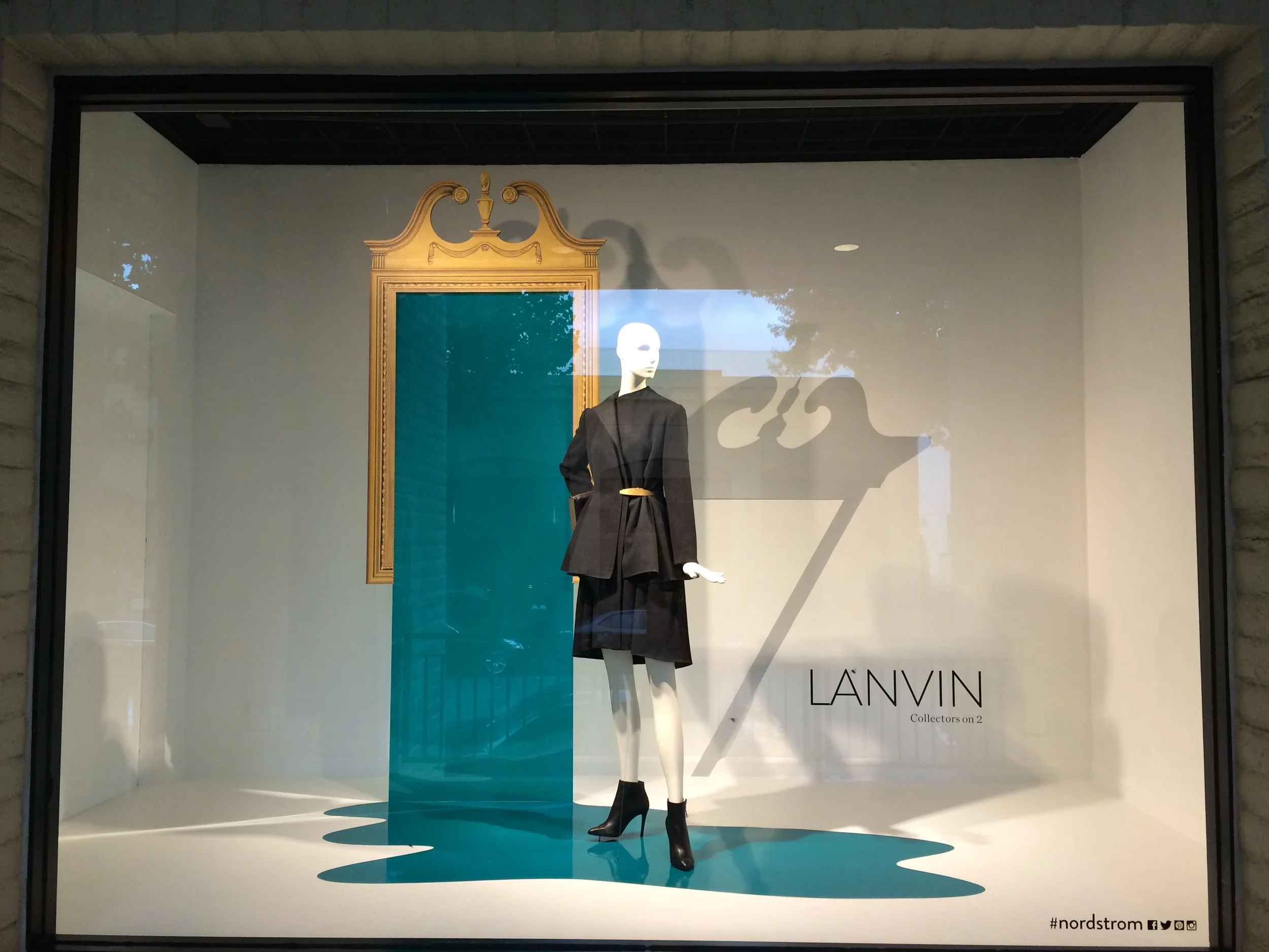  Window Display  Lanvin  Nordstrom Walnut Creek, store 421  Collaboration with my in-store Visual team when I was Visual Merchandising Manager  2015 