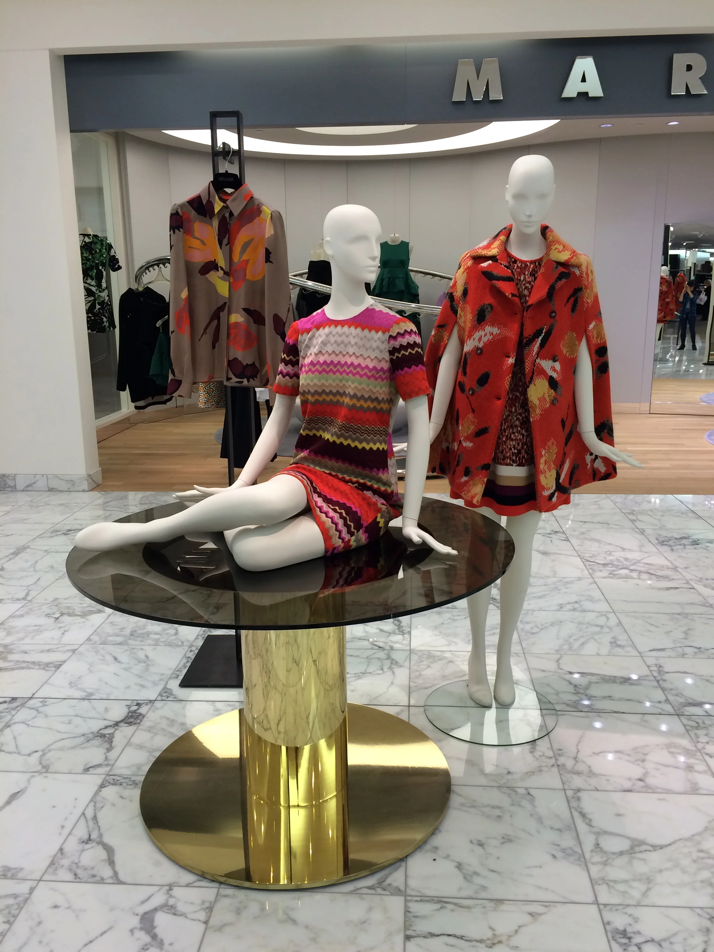  Department Display - Designer Collections  Missoni  Nordstrom Walnut Creek, store 421  2015 