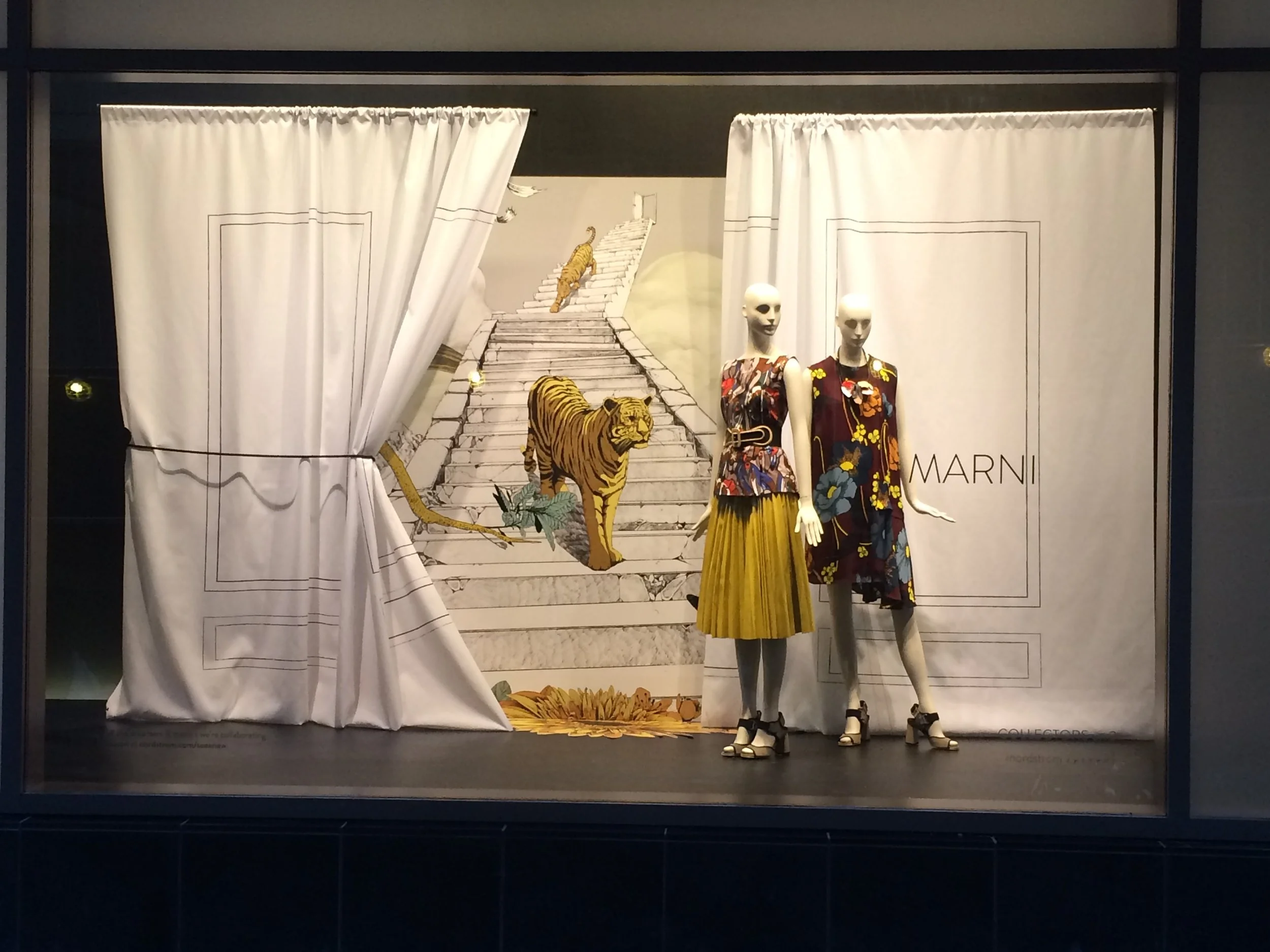  Window Display  Marni  Nordstrom Walnut Creek, store 421  Collaboration with in-store Visual team when I was a Regional Visual Merchandising Trainer  2016 