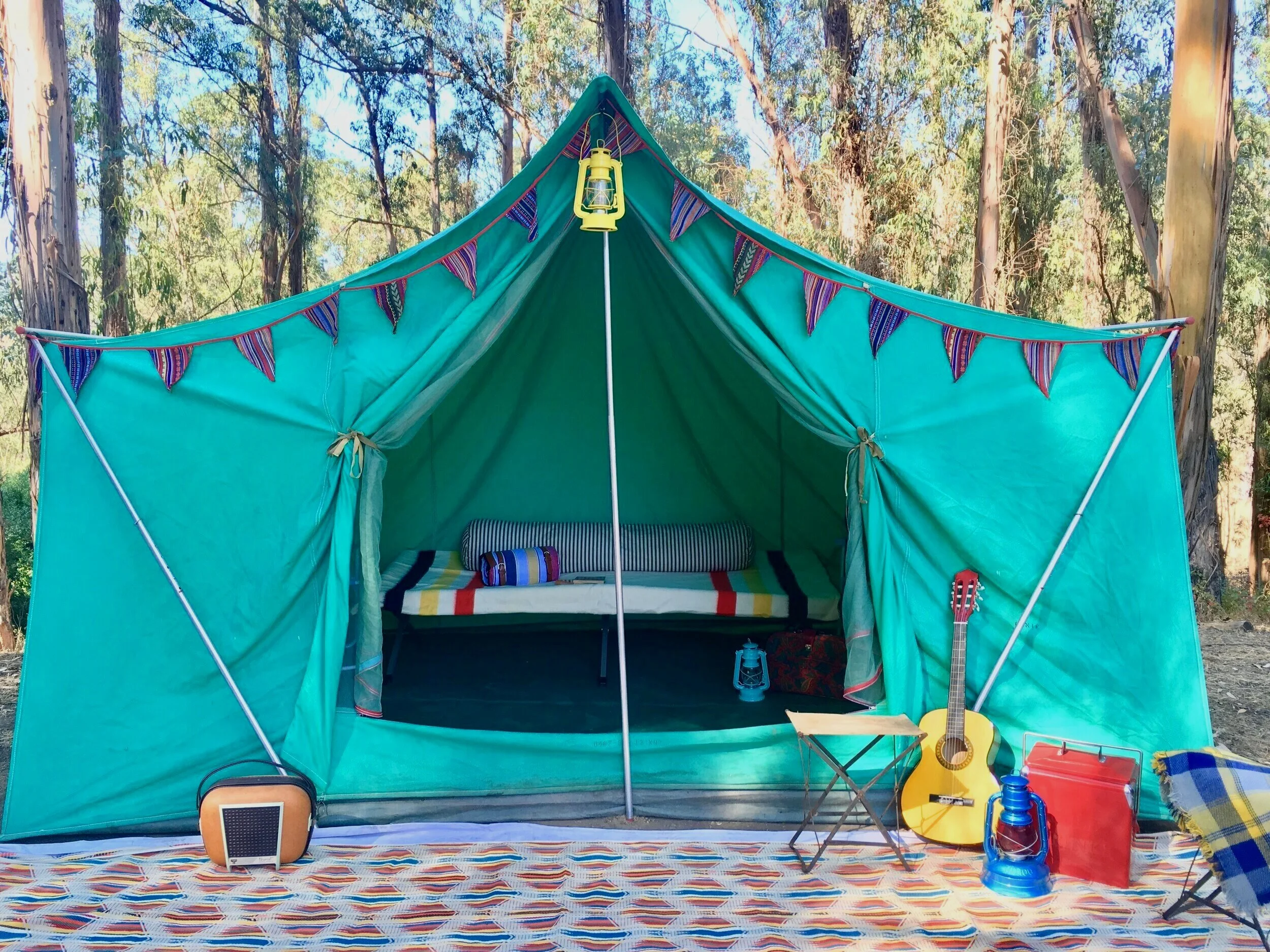 Vintage Camping Kids