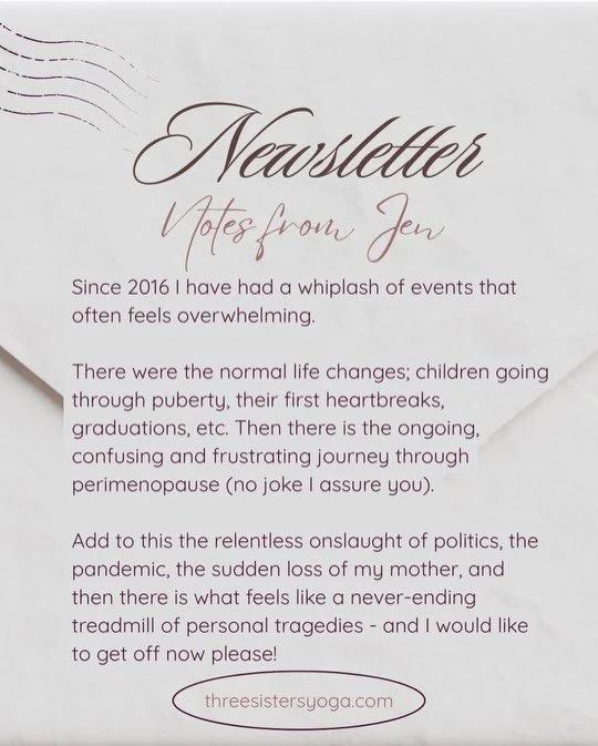 Newsletter dropped last week. Click the linktree to be on the list and join us won&rsquo;t you? Miss you, love you, see you soon! 

#yoga #selflove #gratitude #yogateacherlife #yogateachertraining