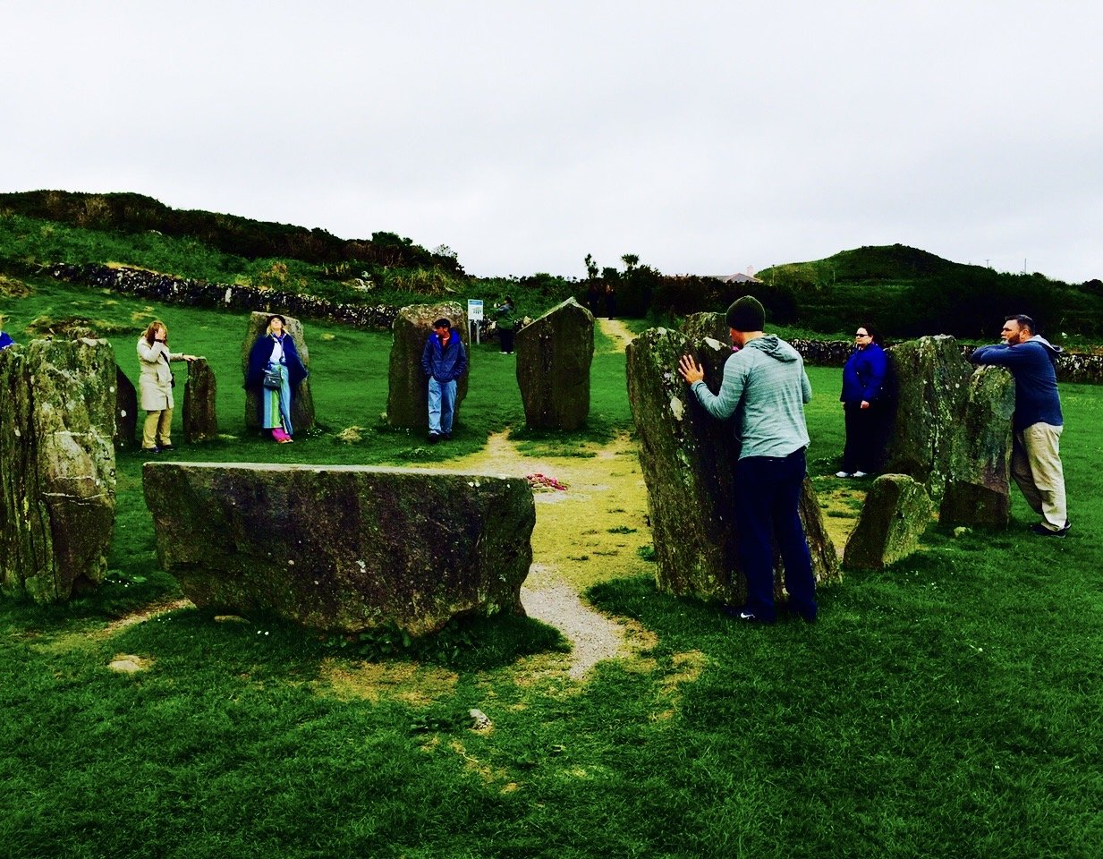 GROUP AT KENMARE STONE CIRCLE