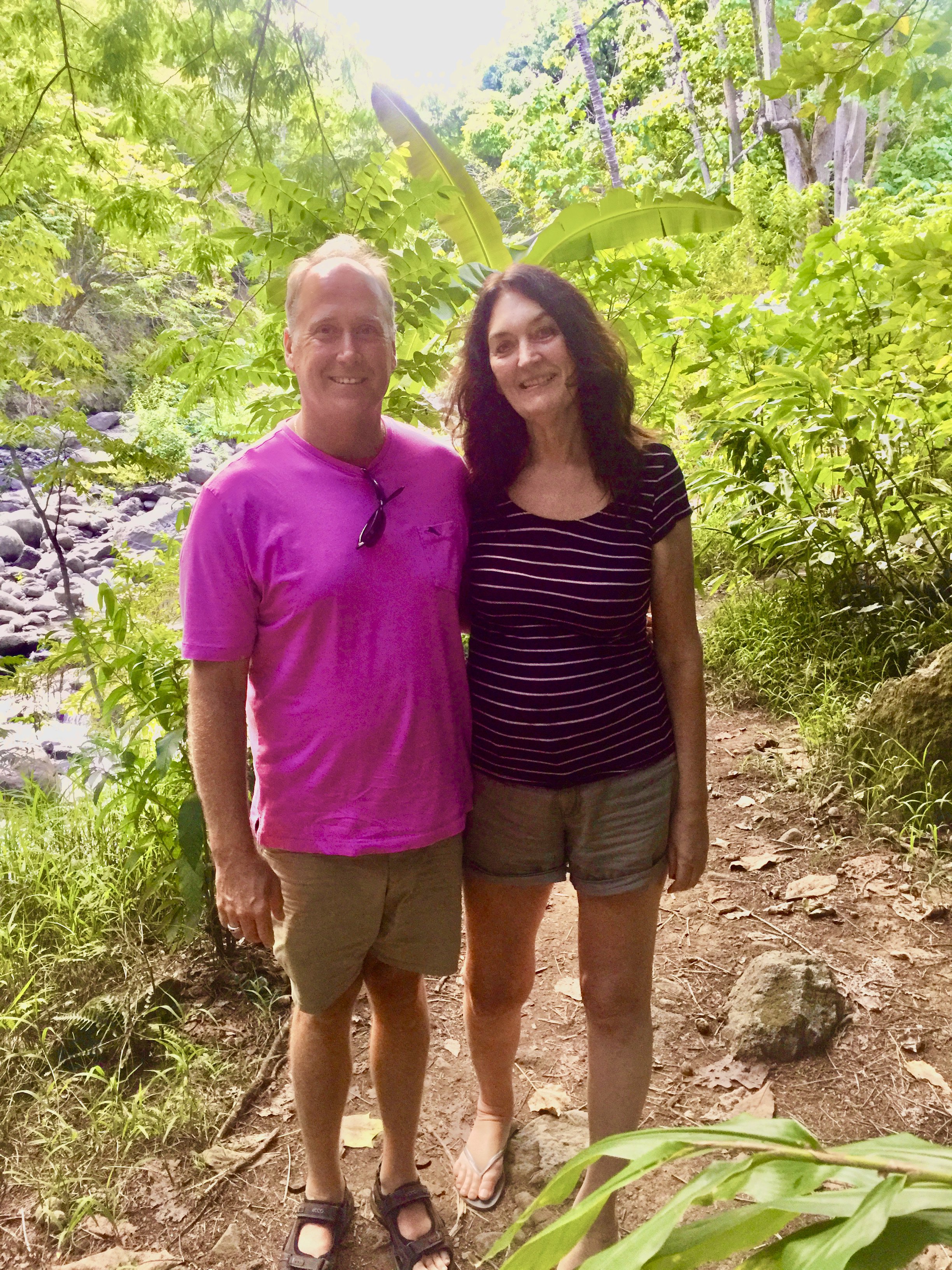 Jim and Abbi in Iao Valley