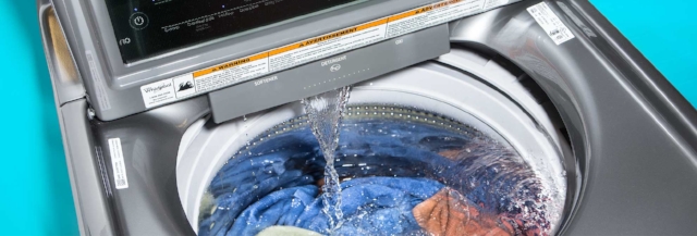 Water saving washing machines take longer to wash the clothes but use less water.