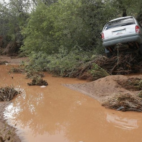 Two feet of flood water doesn't look like much until your car starts to float away...