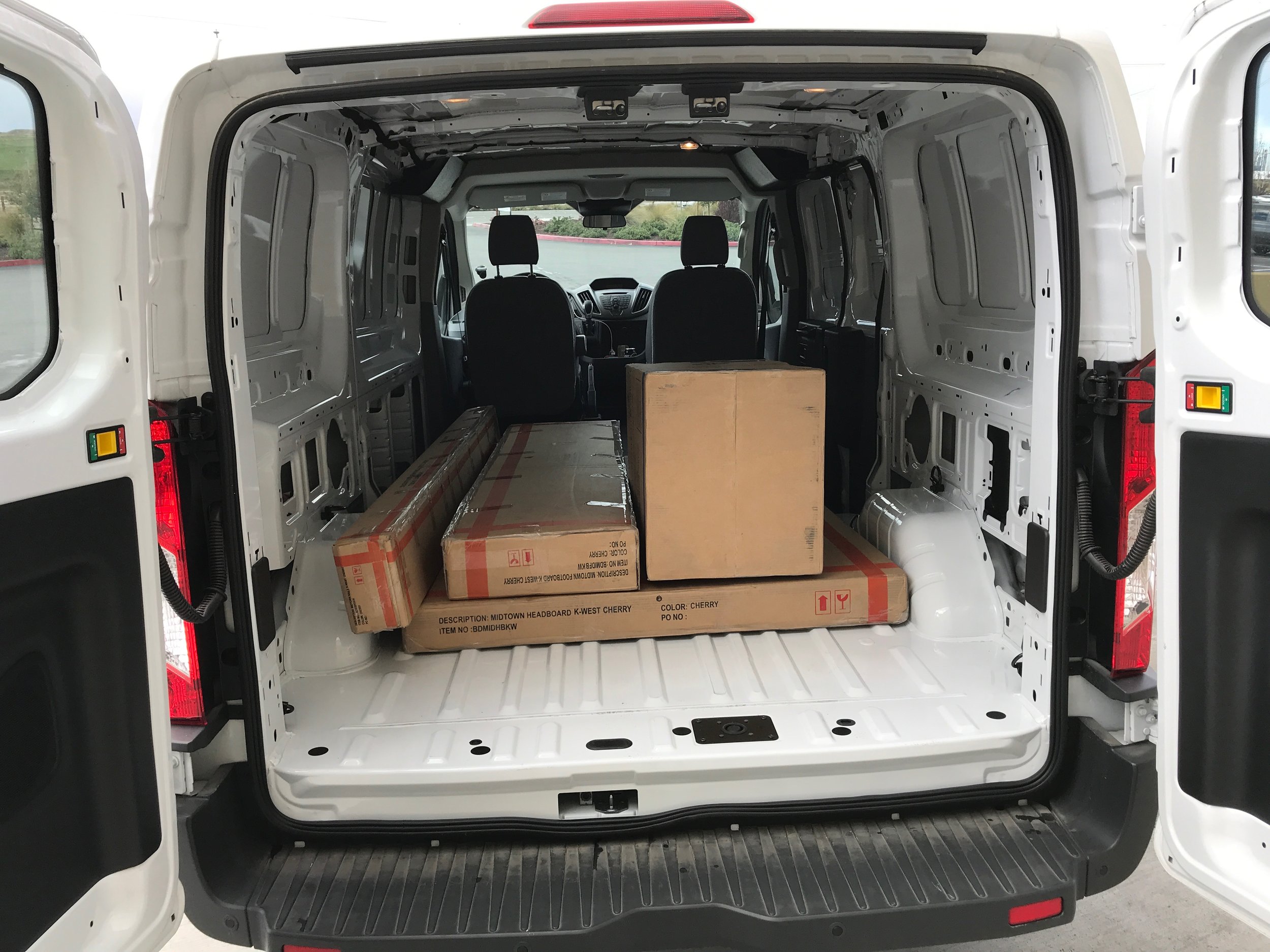 Decent cargo carrying capacity even in the smallest Transit