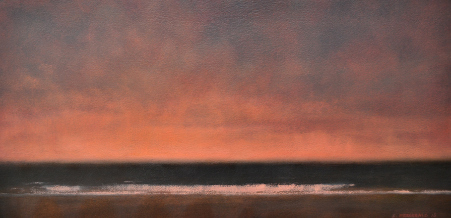 Ocean Sundown - 24 x 48 - Oil on Canvas