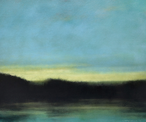   Twilight Pond -  20 x 24 - Oil on Canvas -  Principle Gallery  