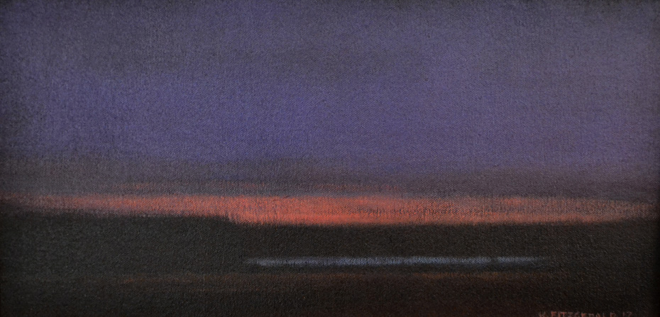   Chincoteague Evening  - 8 x 16 - Oil on Canvas -  Principle Gallery  