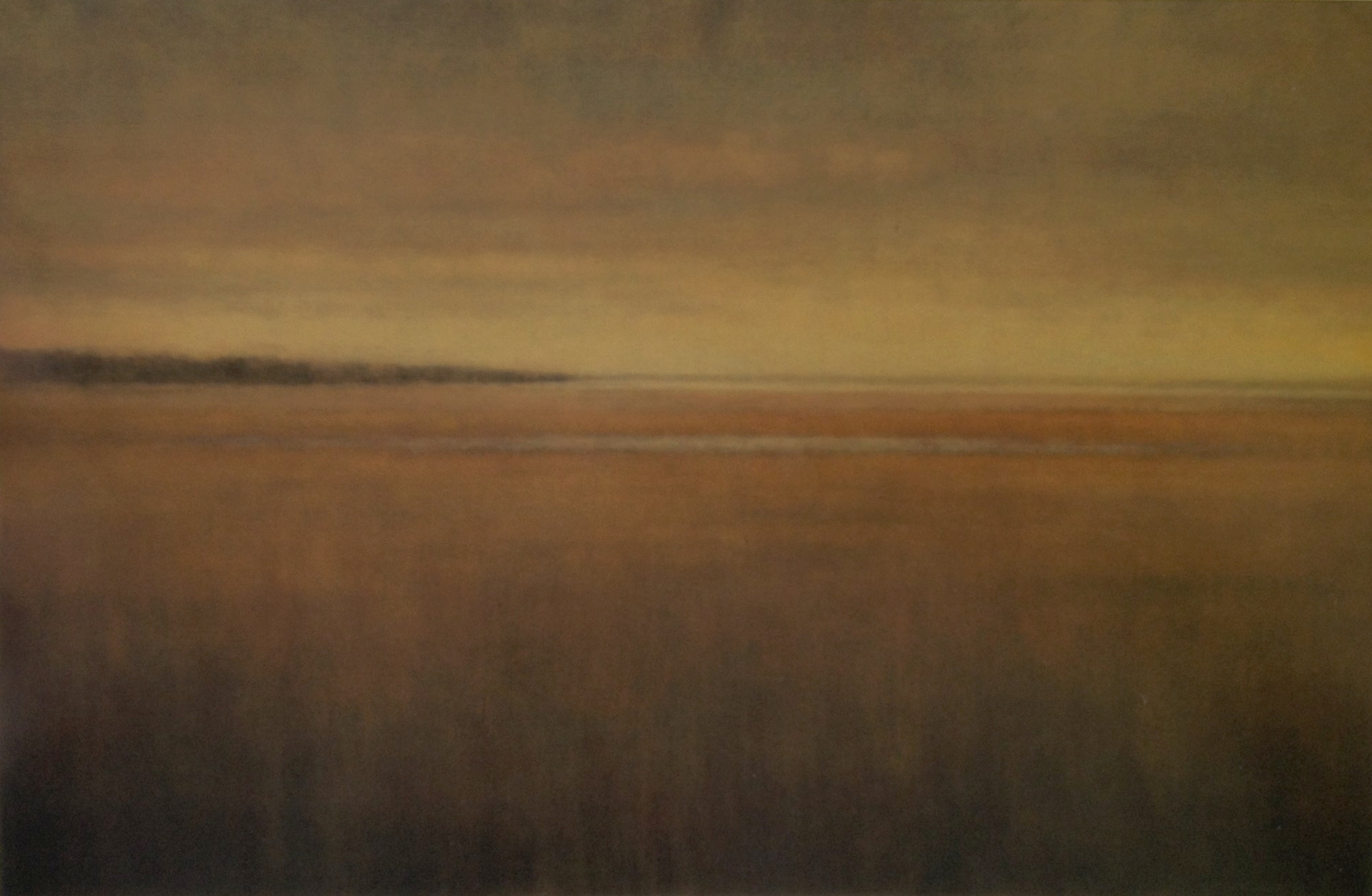   Newark Fields  - 8 x 12 - Oil on Linen - 2008. Collection of Lawrence &amp; Suzanne Kneldson 
