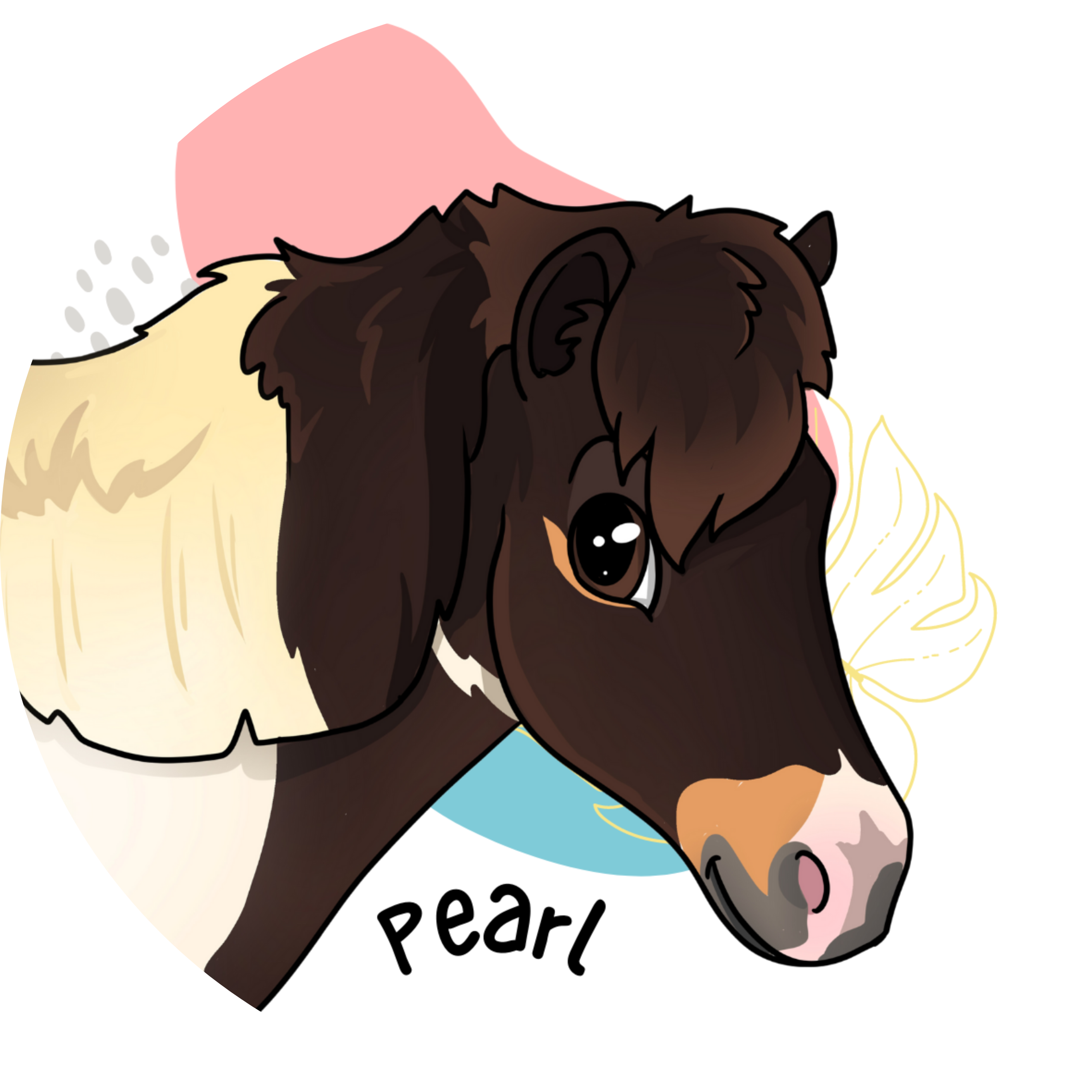 Pearl - Horse sticker .png large.png
