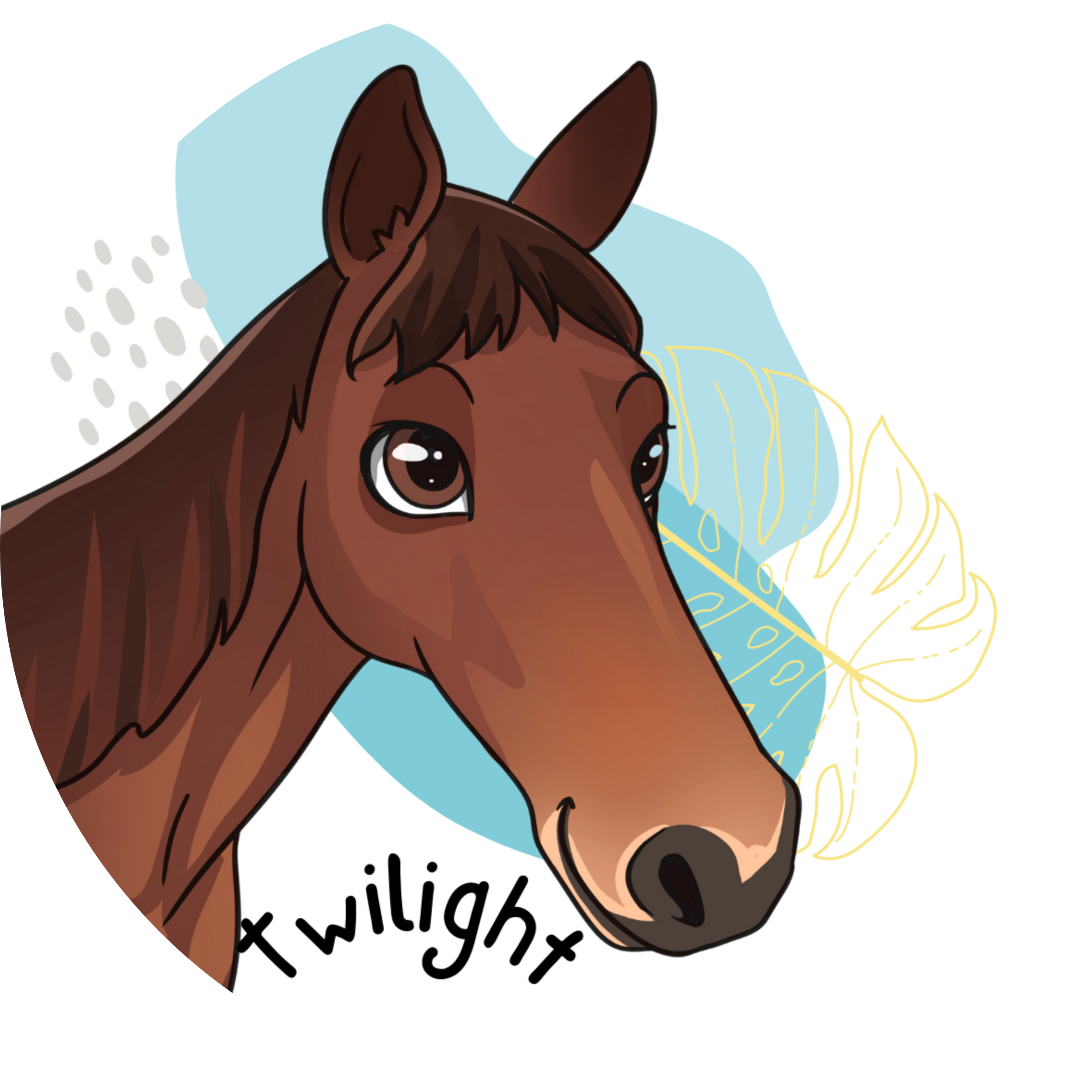Twilight - Horse sticker .png large.png