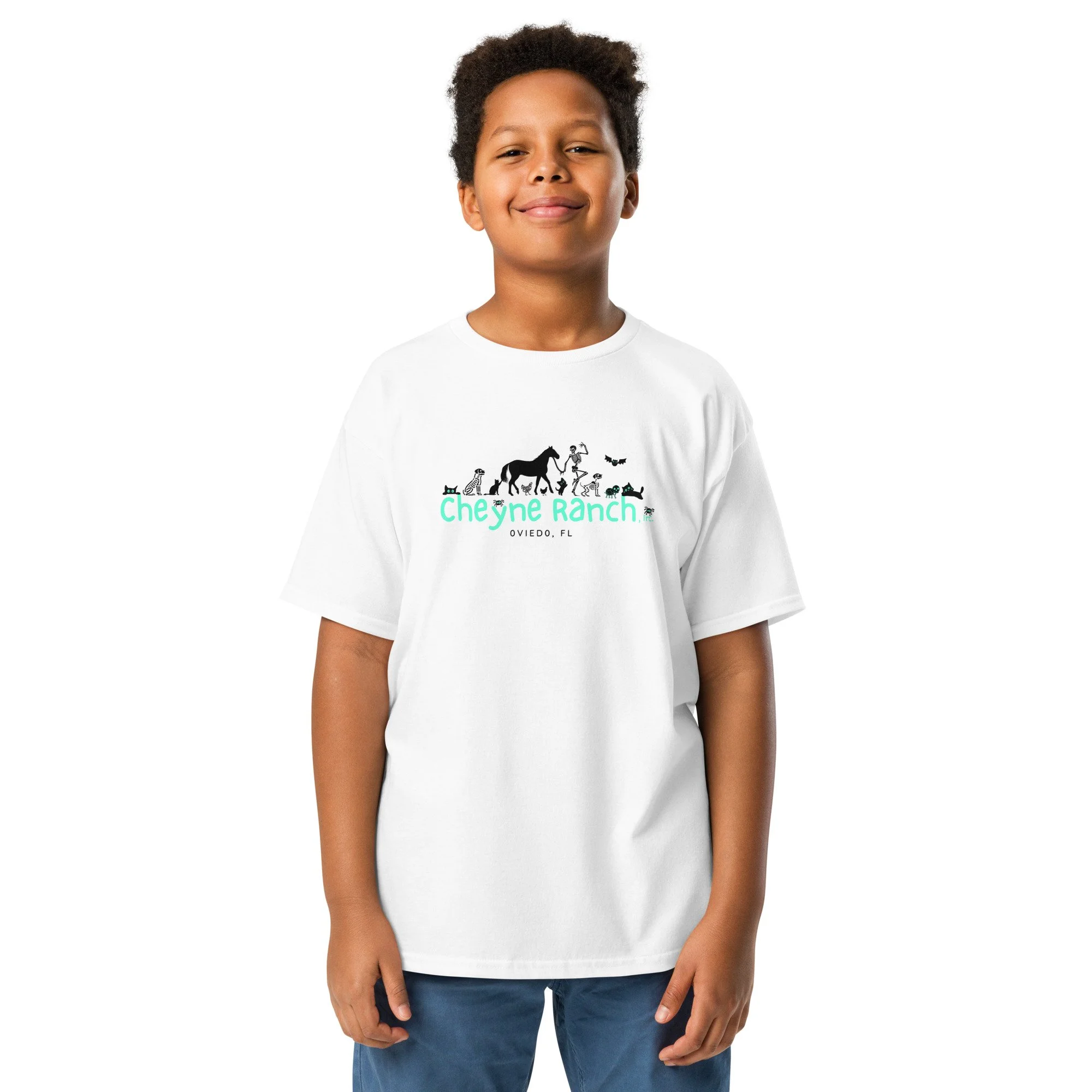 Halloween Logo - Light Color - Youth - Short-Sleeve T-Shirt