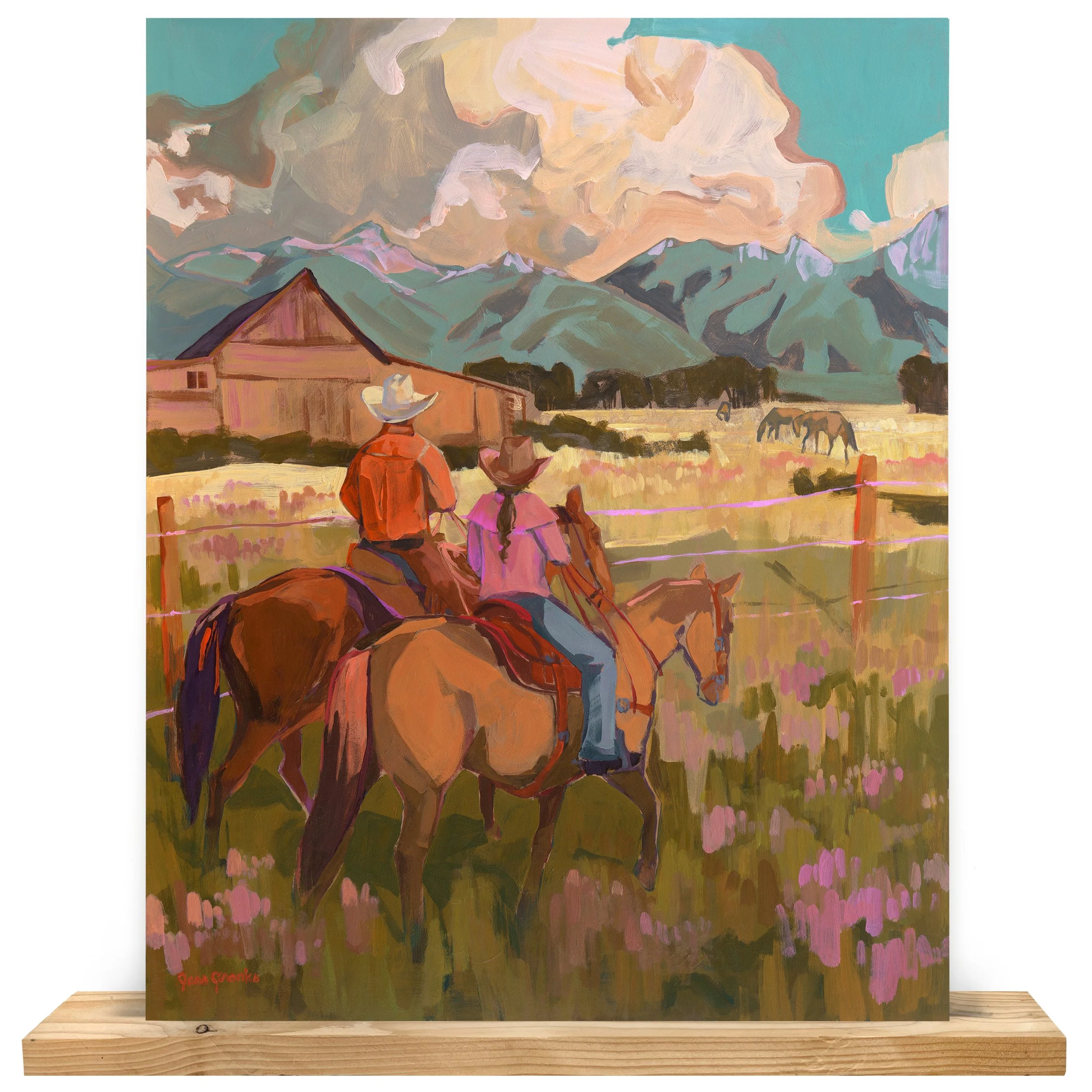 "Saddle Up" 16x20" Original Painting