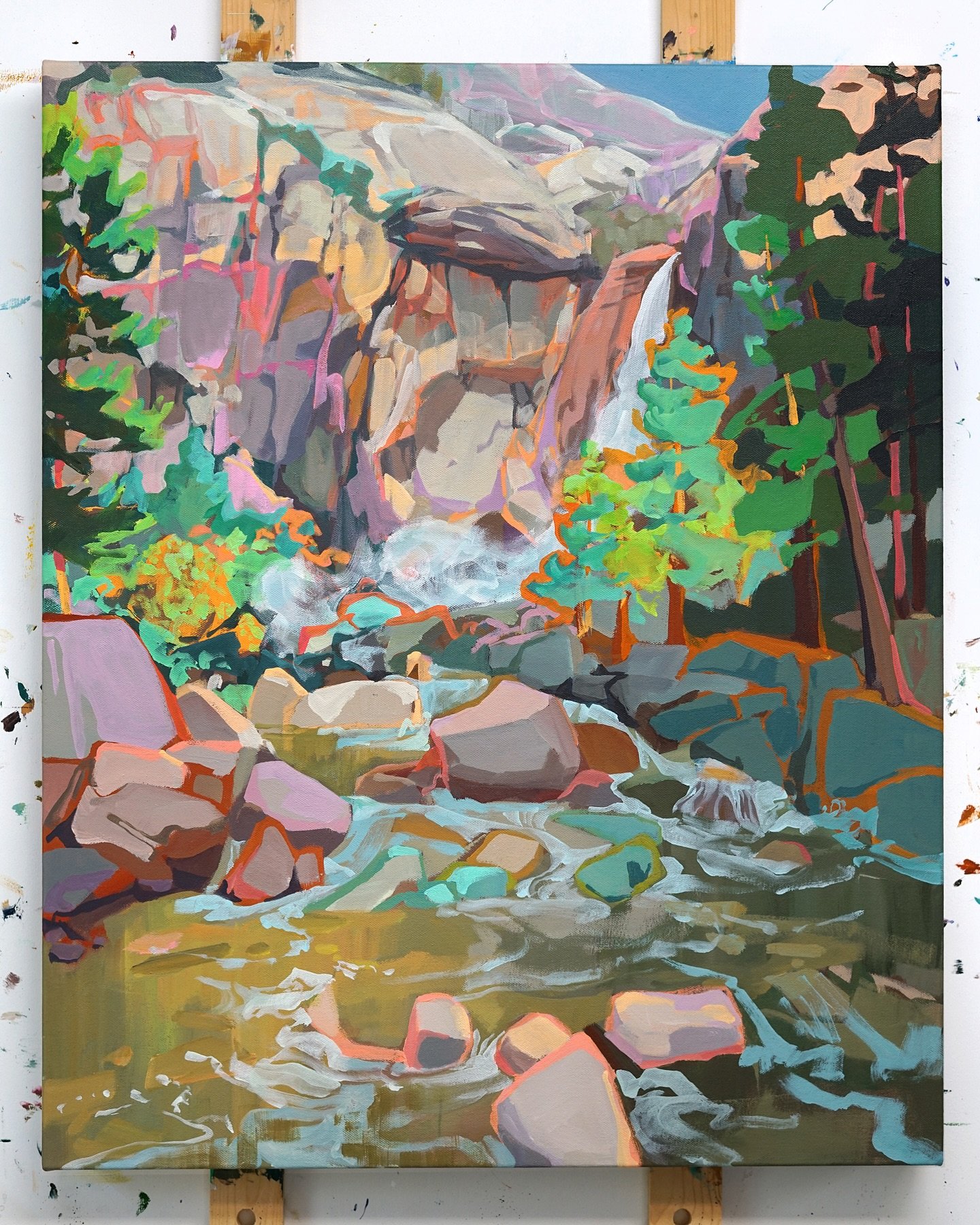 The &ldquo;Tapestry&rdquo; series arrives in two weeks on Thursday, May 15 at 10 AM EDT for email subscribers. Here is Lower Yosemite Falls, with colors woven from my sensory memory on that bright and awe-inspiring hike through the valley floor, the 