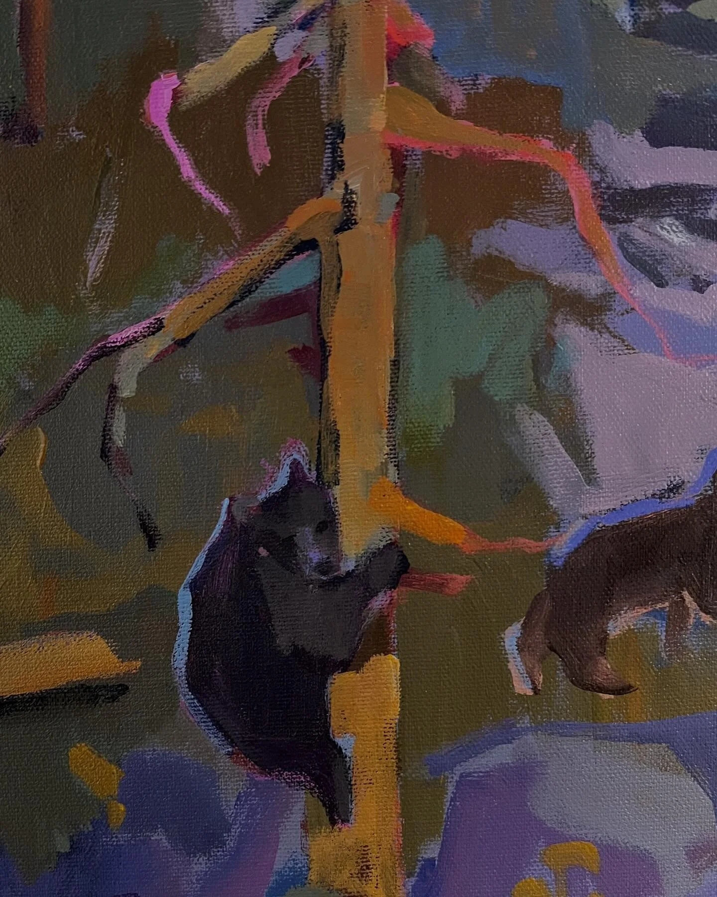 I think maybe the key to painting a bear is to paint a bear without painting a bear.