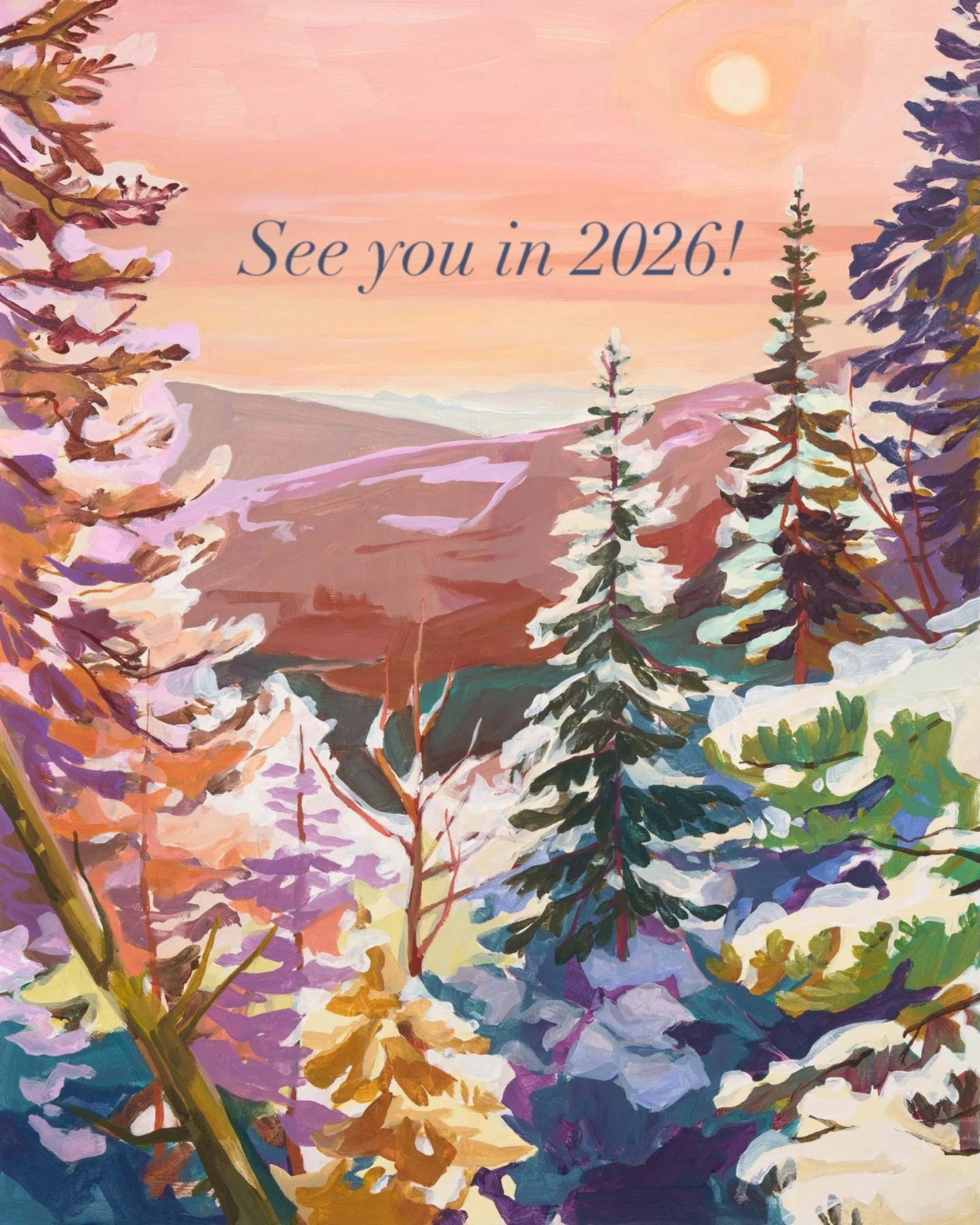 Signing off for Christmas vacation with gratefulness to everyone who has followed and collected my art this year. It has been one for the books!