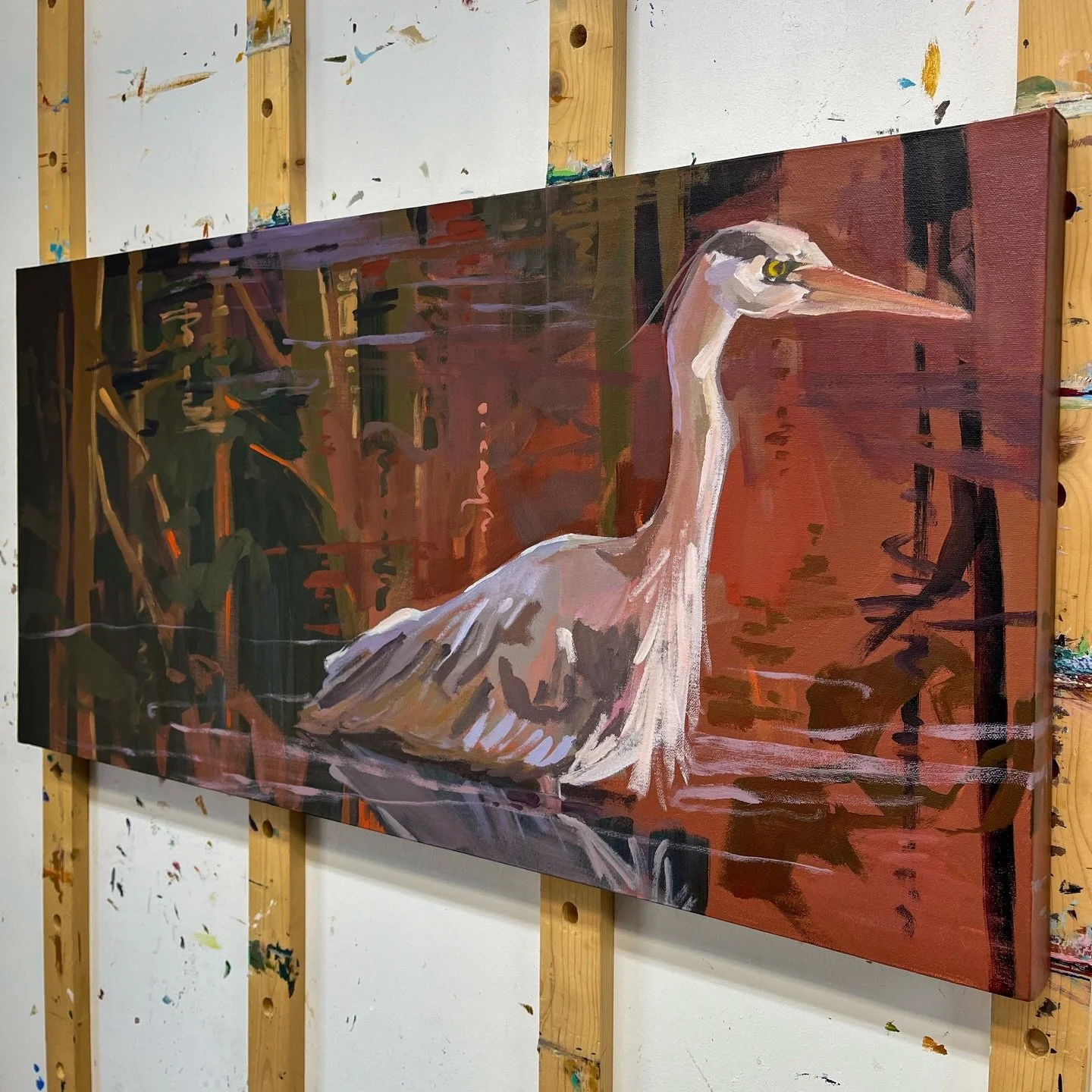 I&rsquo;ve got 15 paintings that I&rsquo;ve worked on over the past year that will become available January 29. I&rsquo;m currently editing and adding final brushstrokes, and am so excited to see them coming together. I explore multiple subjects: int