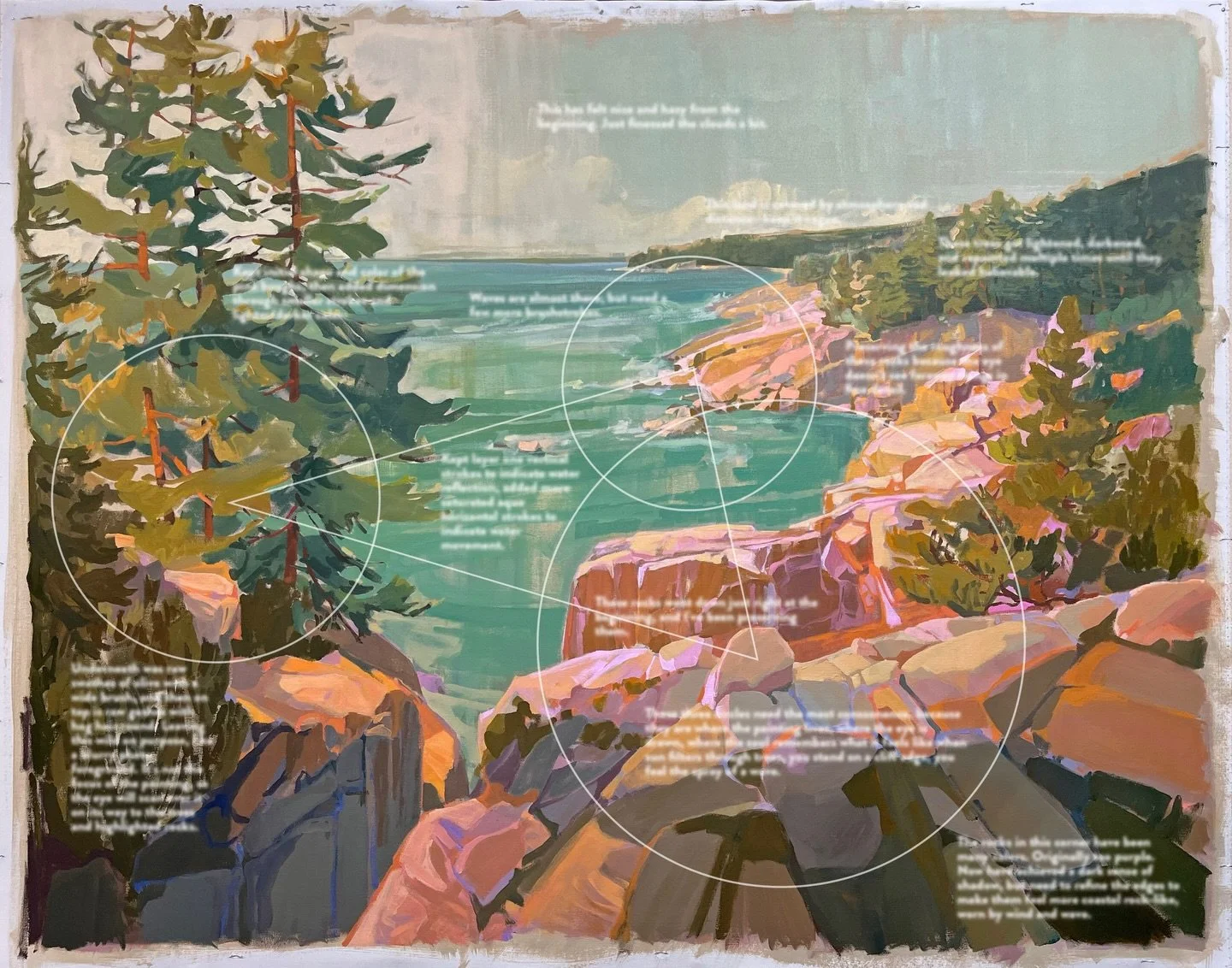 Sending out my April note from the studio tomorrow to your inboxes. In this one, I continue my examination of the artist&rsquo;s process, and dissect a current painting. If you&rsquo;ve ever wondered how painters do what they do, these notes are for 