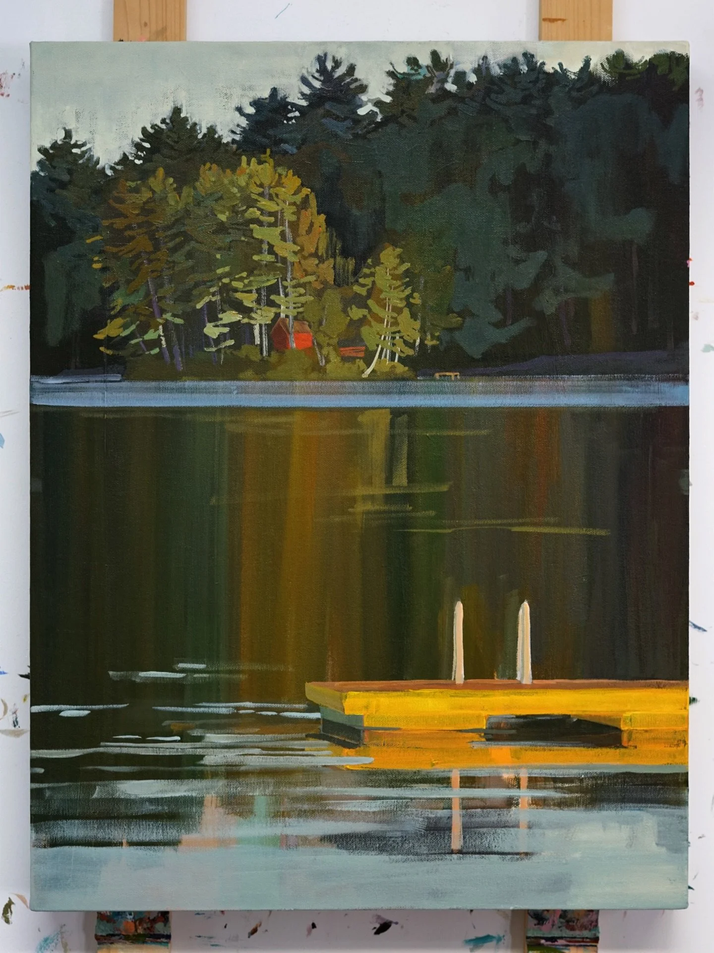 Popping in to drop in another sneak peek of the collection that I&rsquo;m releasing in two weeks. Anyone as obsessed with lake vacations as I am knows this scene right here&hellip;this is the one we work the other 360 days for. It&rsquo;s one of thos