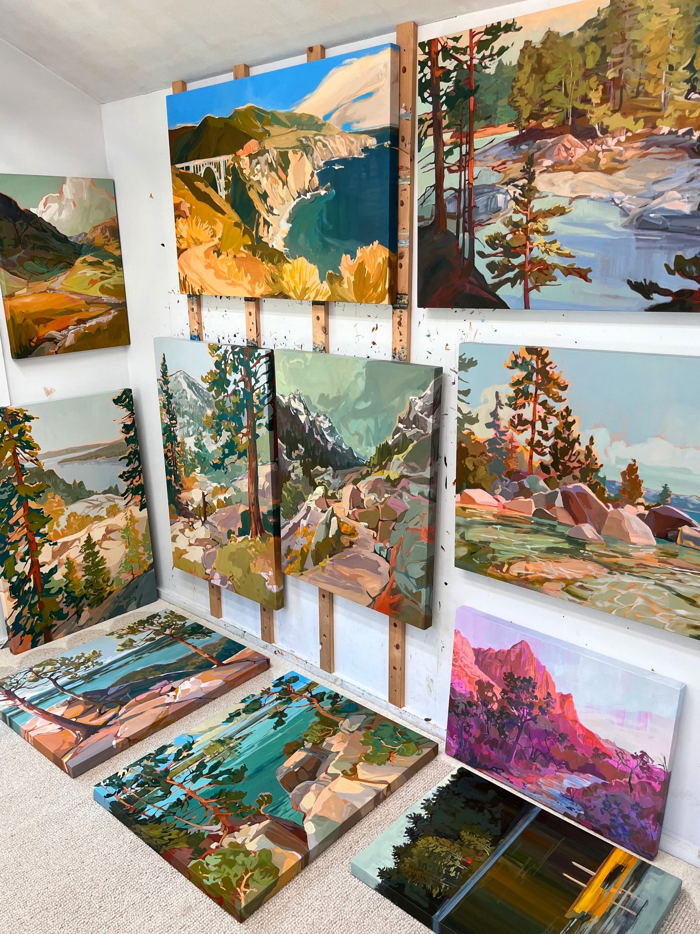 &ldquo;Slow Trails&rdquo; has been months in the making, and judging from the response this morning, it was time well spent. Over half the pieces of the series have sold! Months of painting is like one side of a conversation, and when they get releas