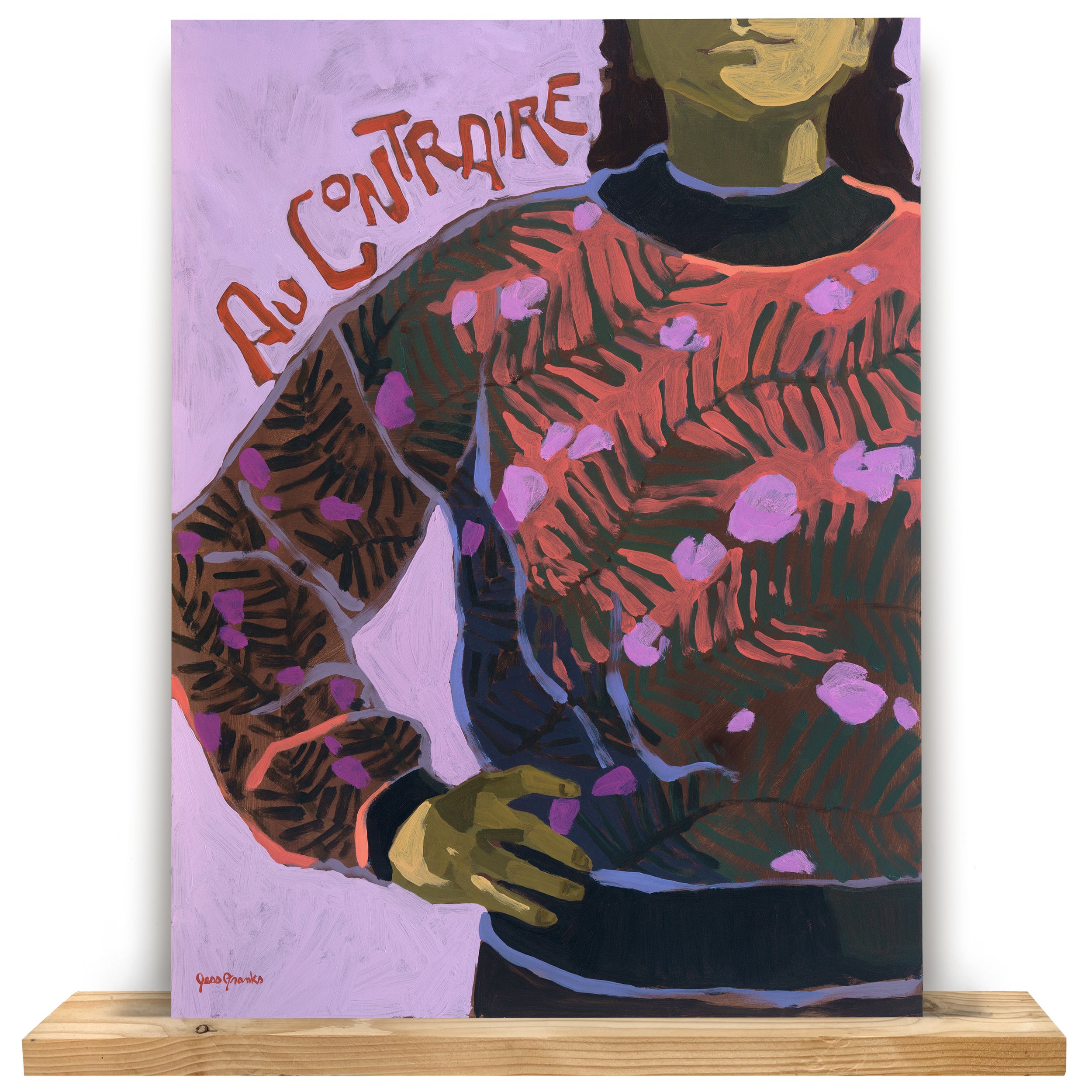 "Au Contraire" 18×24” Original Painting