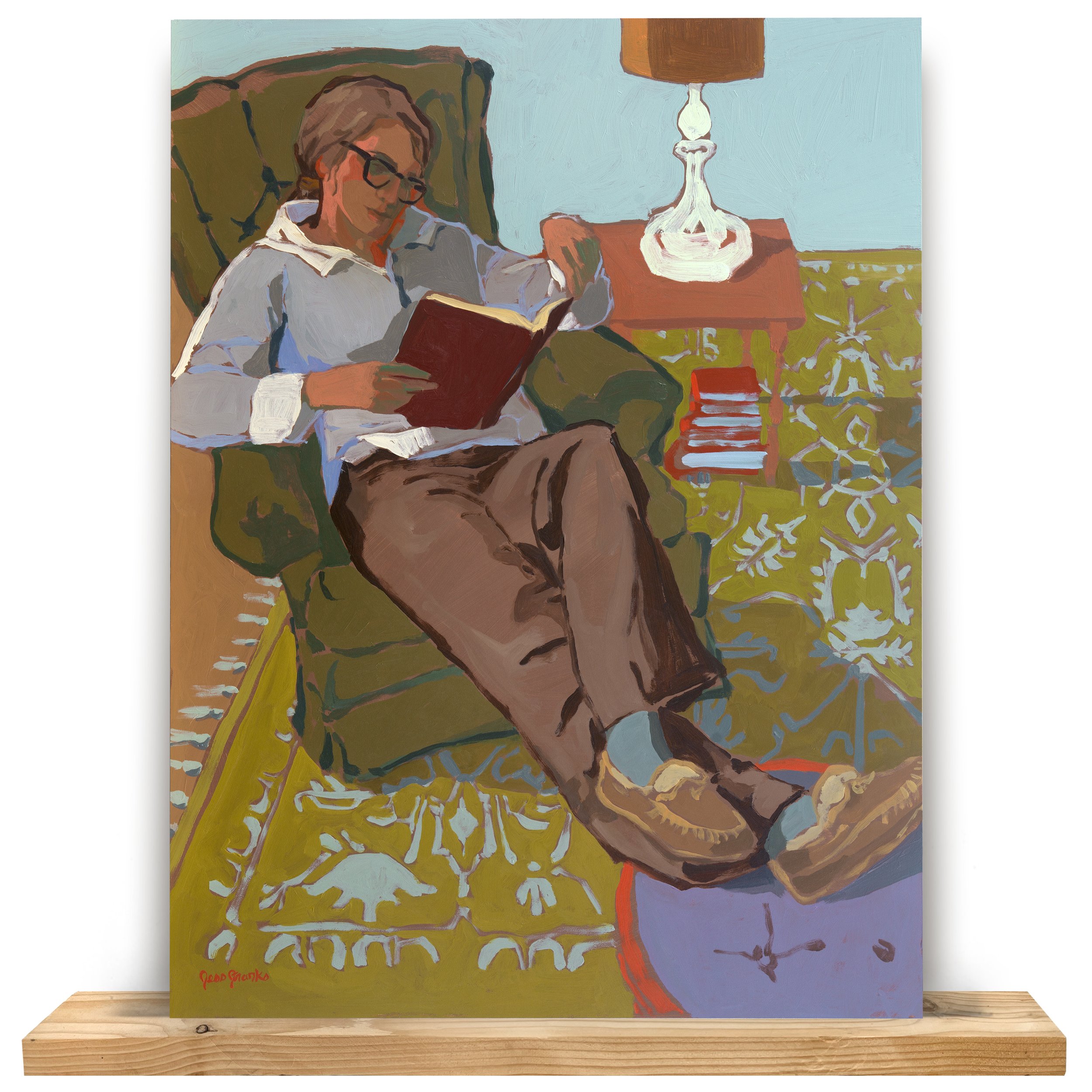 "Pageturner" 18x24" Original Painting