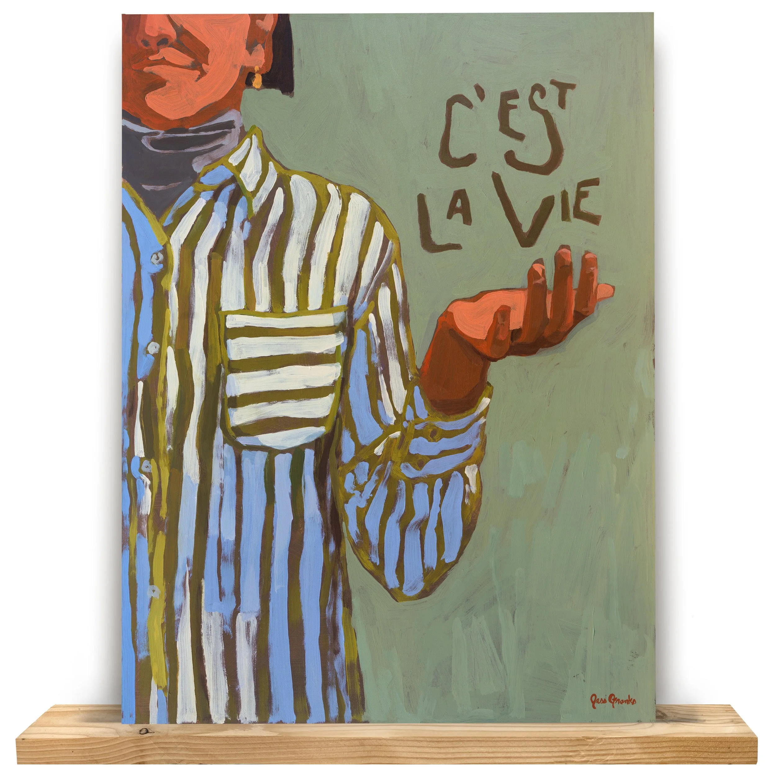 "C'est La Vie" 18×24” Original Painting