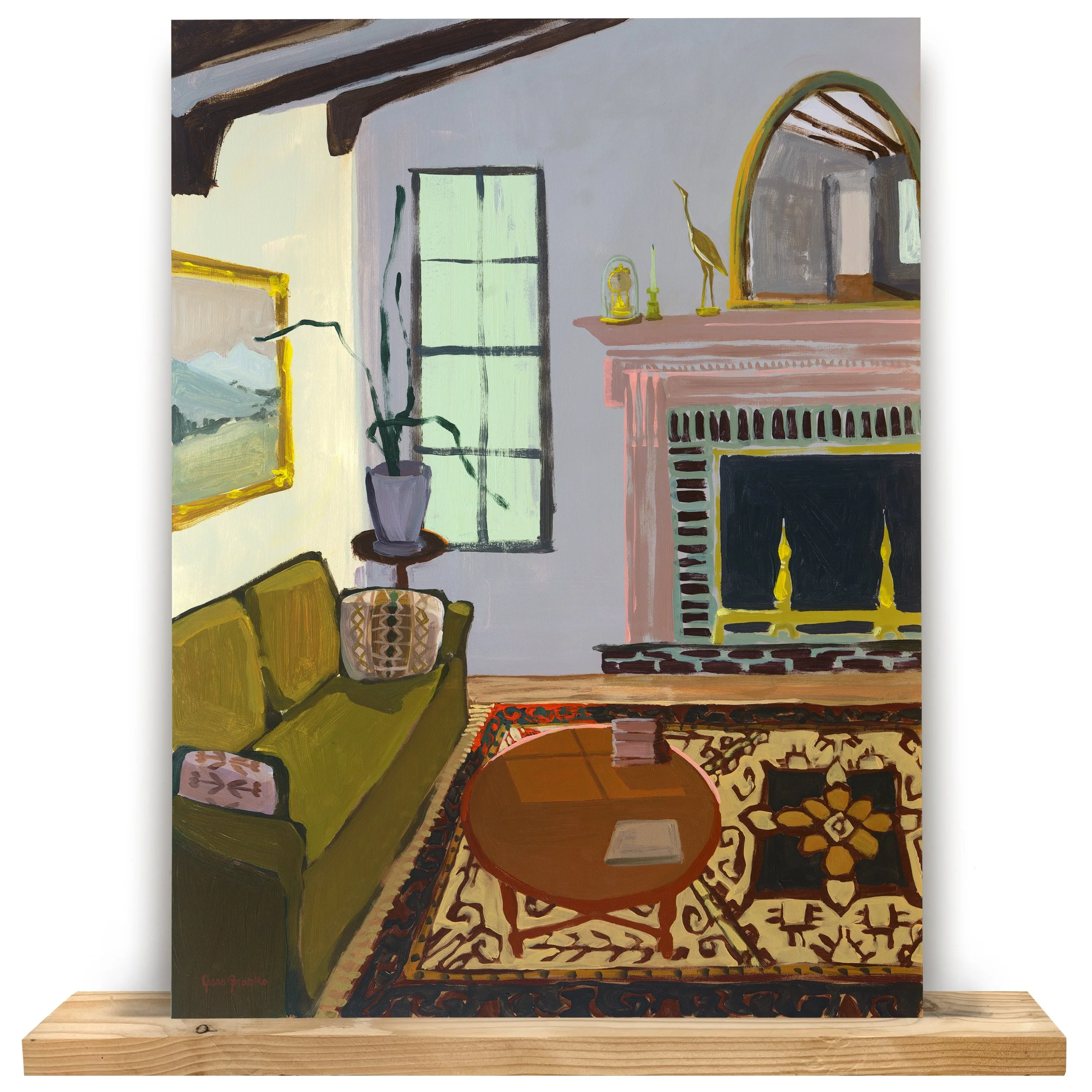 "To Your Corners, 3" 18x24" Original Painting