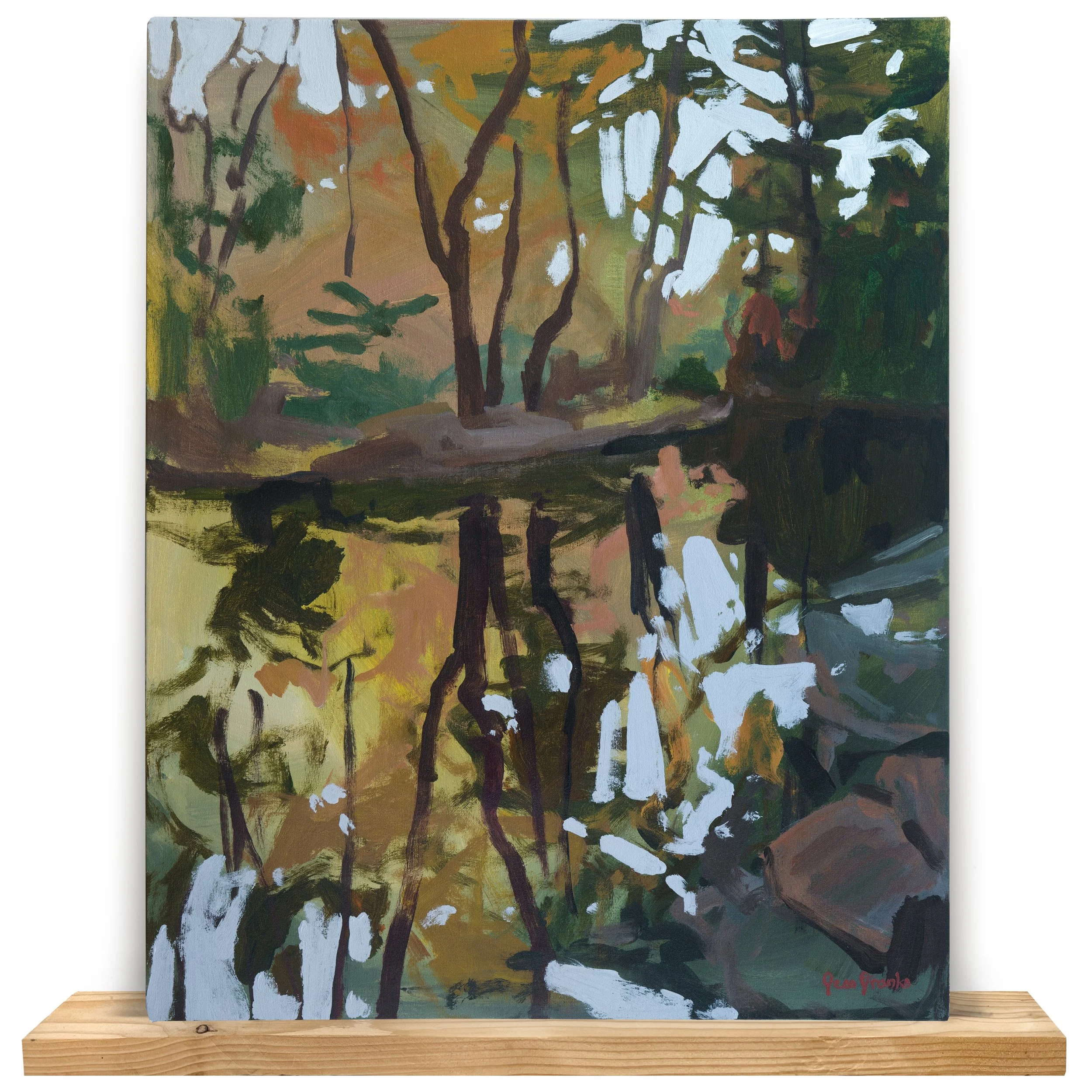 "Swamp Sketch" 16x20" Original Painting