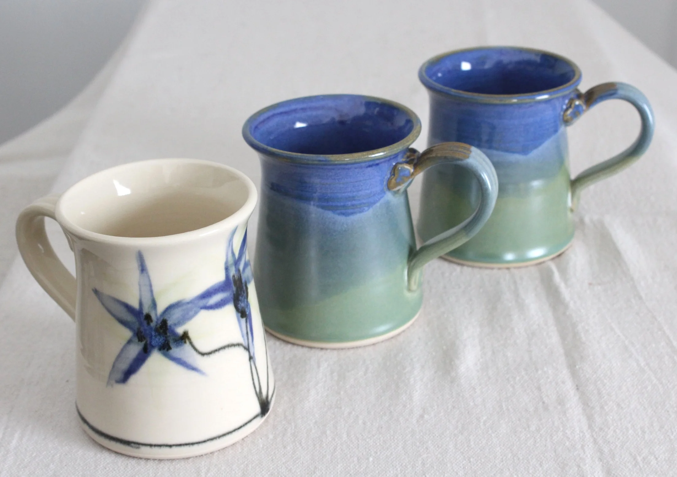 Blue+Flower+and+Double+Dip+Glazed+Mugs.jpg