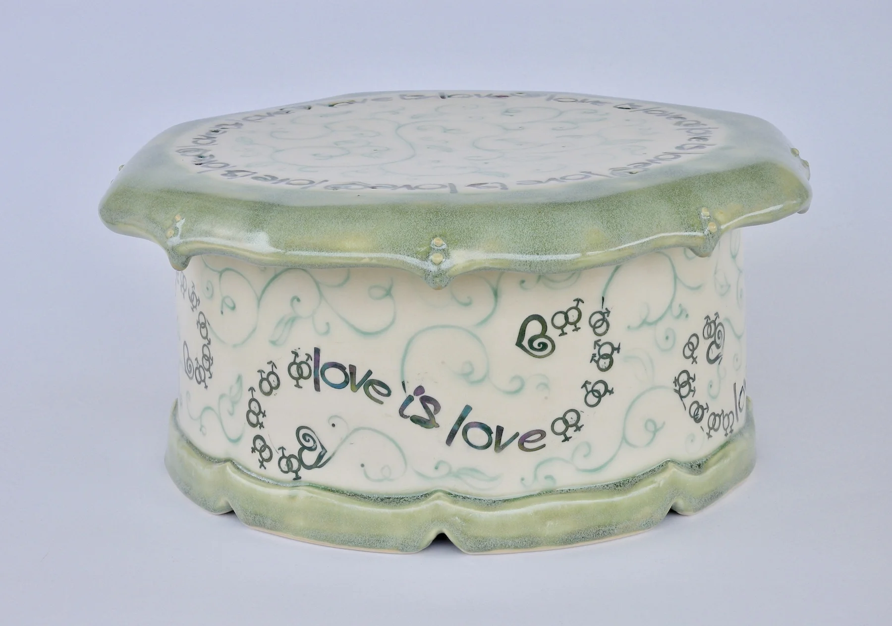 “Love is Love” Wedding Cake Pedestal