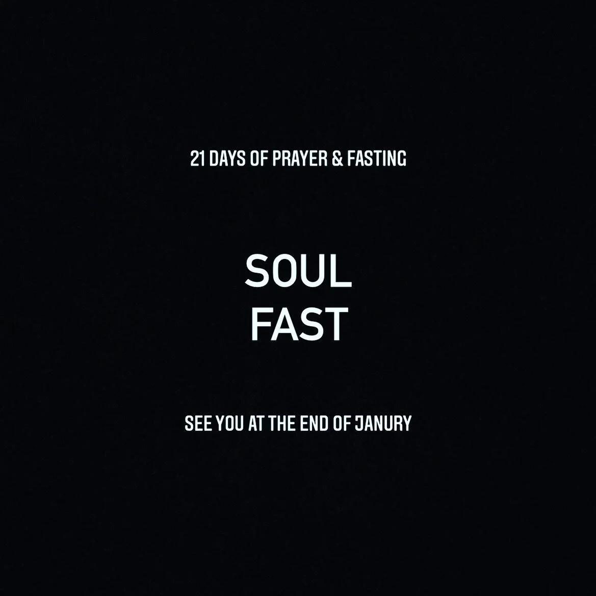 It&rsquo;s my favorite time of the year and I&rsquo;m excited to pursue God with no distractions. See you at the end of January. #21daysofprayerandfasting #byesocialmedia #pursuit #alivefamilychurch