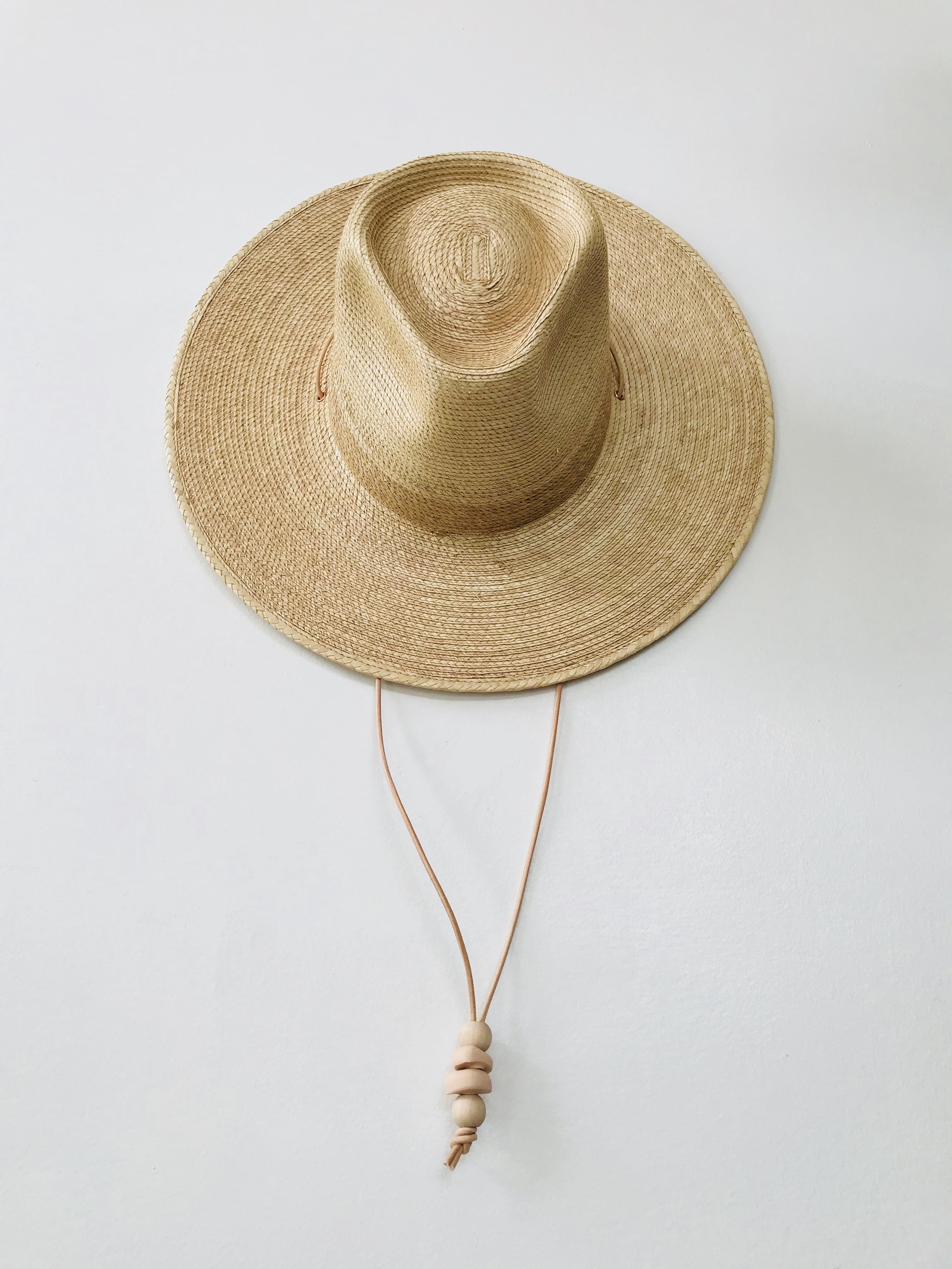 Desert Sun Hat - Golden Guatemalan Palm — West Perro