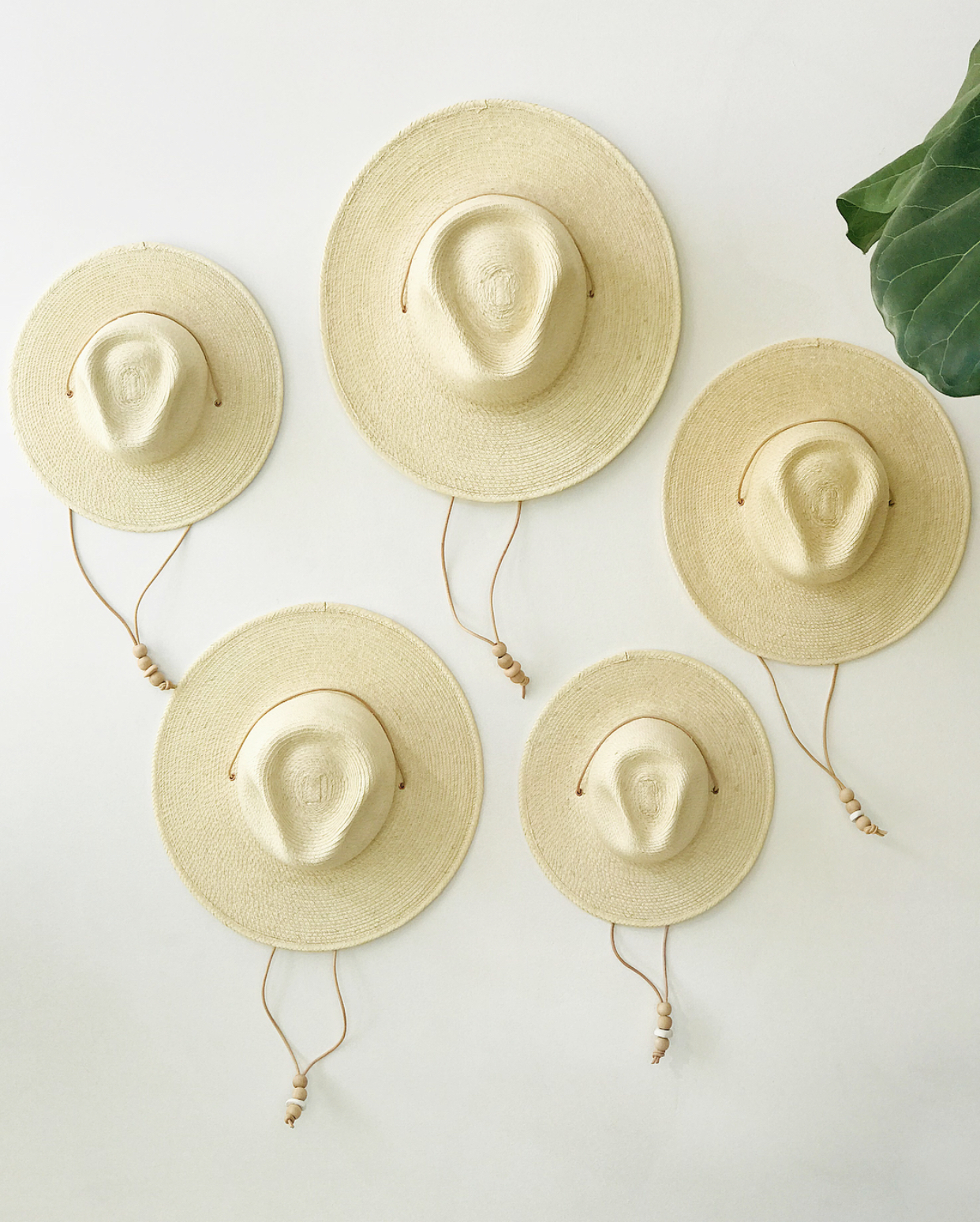 West Perro DESERT SUN HAT - NATURAL GUATEMALAN PALM Desert Sun Hat -Golden Guatemalan Palm – Emma main image 4