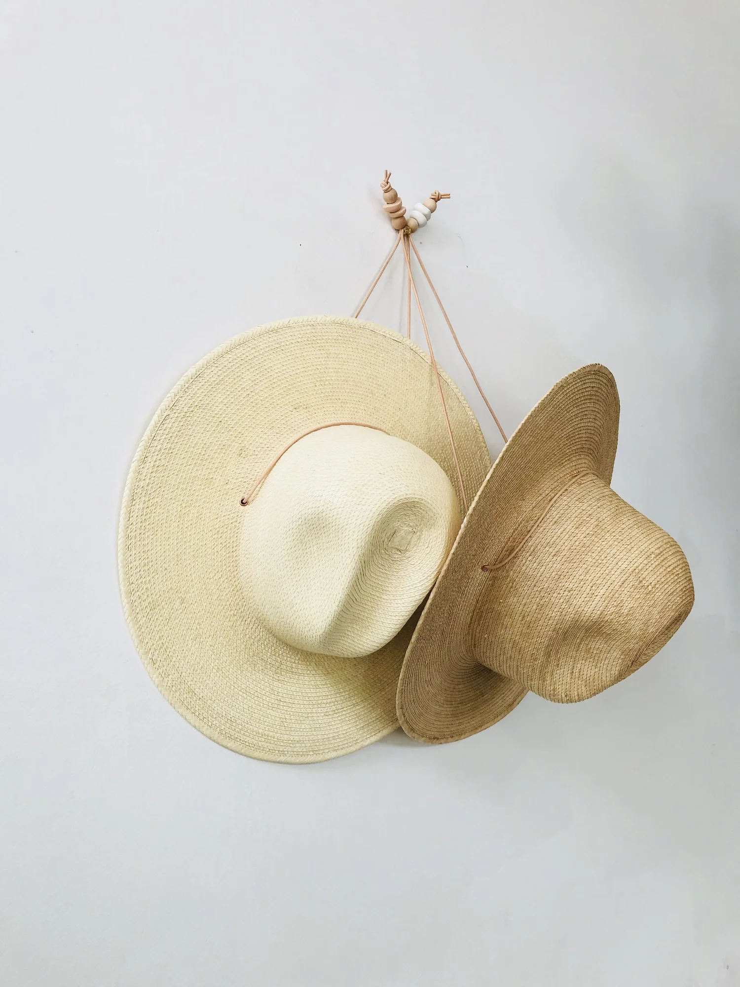 West Perro Women\'s Straw Hat Size 6 1/2 NWT Little Desert Sun Hat - Natural Guatemalan Palm — West Perro main image 3