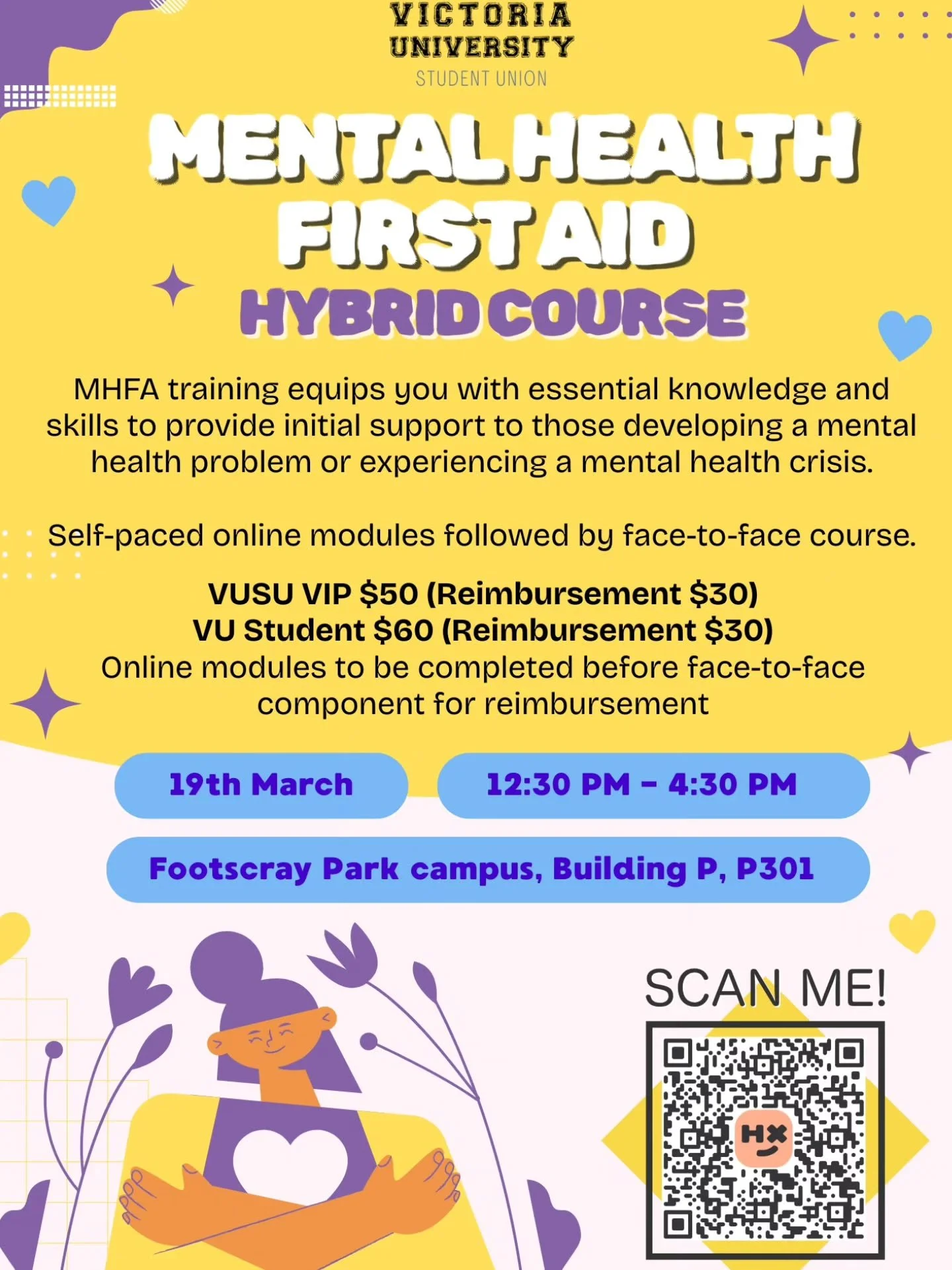 What if YOU could be the person who knows what to say when someone&rsquo;s struggling?

Mental Health First Aid isn&rsquo;t just training &mdash; it&rsquo;s life skills. 💬💛
Learn how to recognise the signs, respond confidently, and support someone 