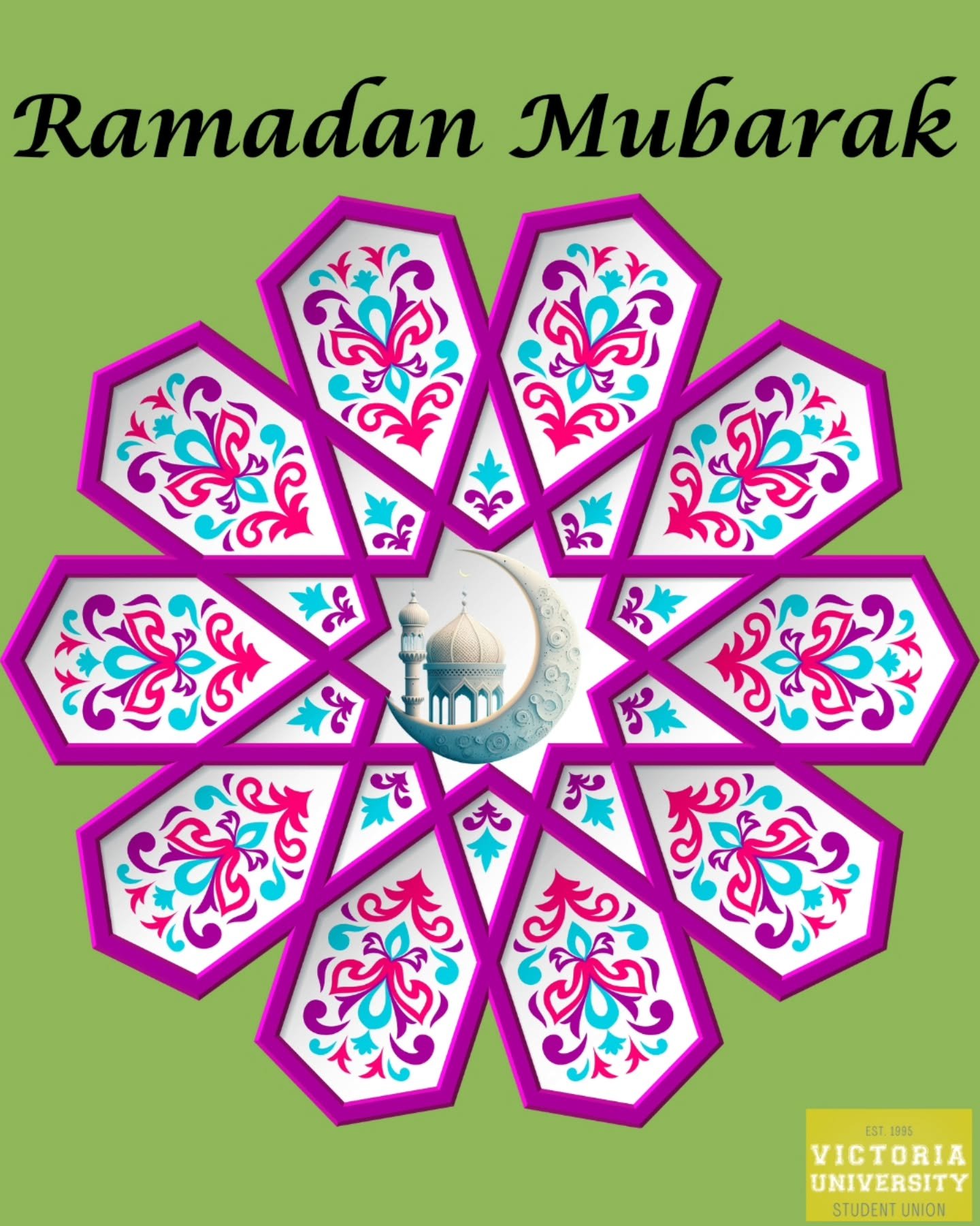 Ramadan Mubarak from VUSU 🌙✨
Wishing our VU community a month filled with peace, gratitude and strength. 🤍

#VUSU #ramadanmubarak🌙 #ramadan2026 #vucommunity #VictoriaUniversity